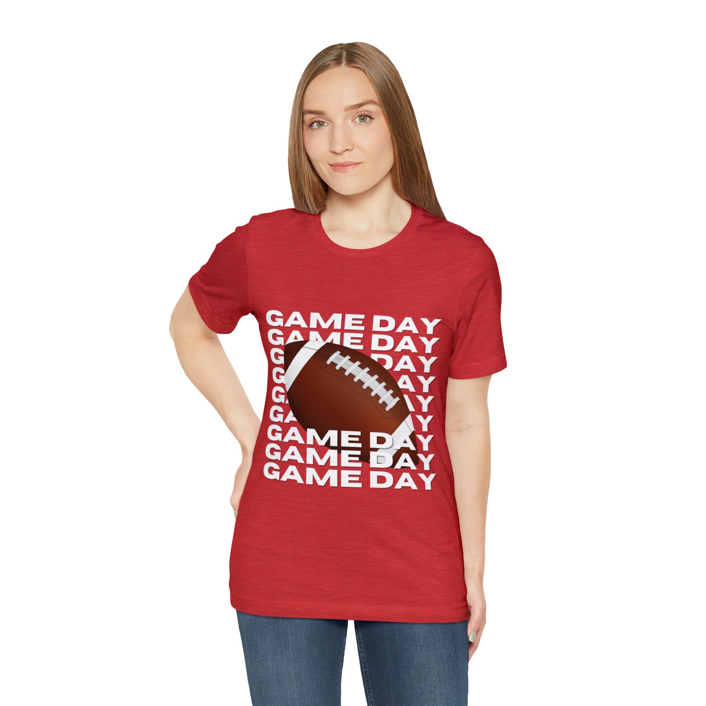 Game Day Football Unisex Jersey Short Sleeve Tee