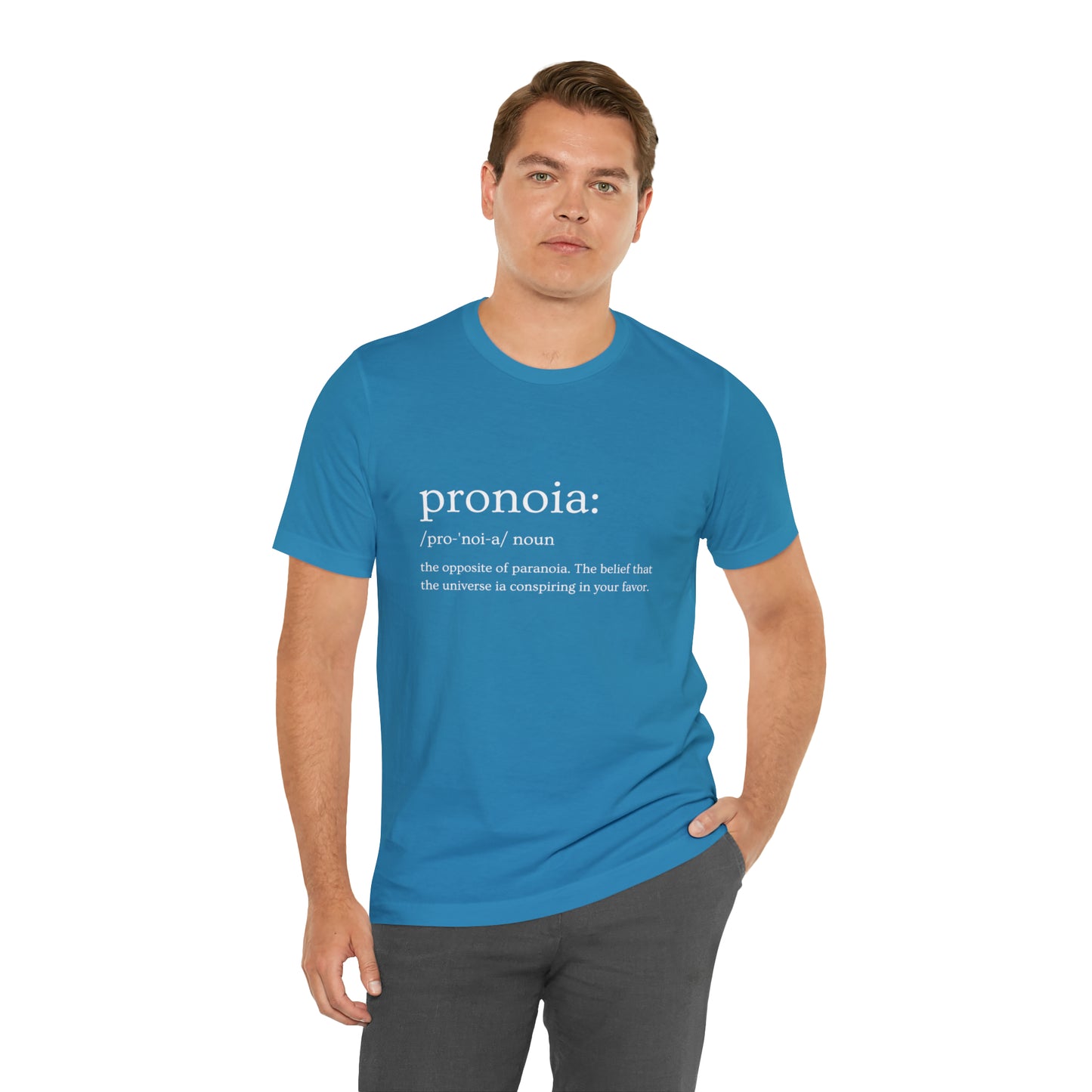 Pronoia Definition - Unisex Jersey Short Sleeve Tee