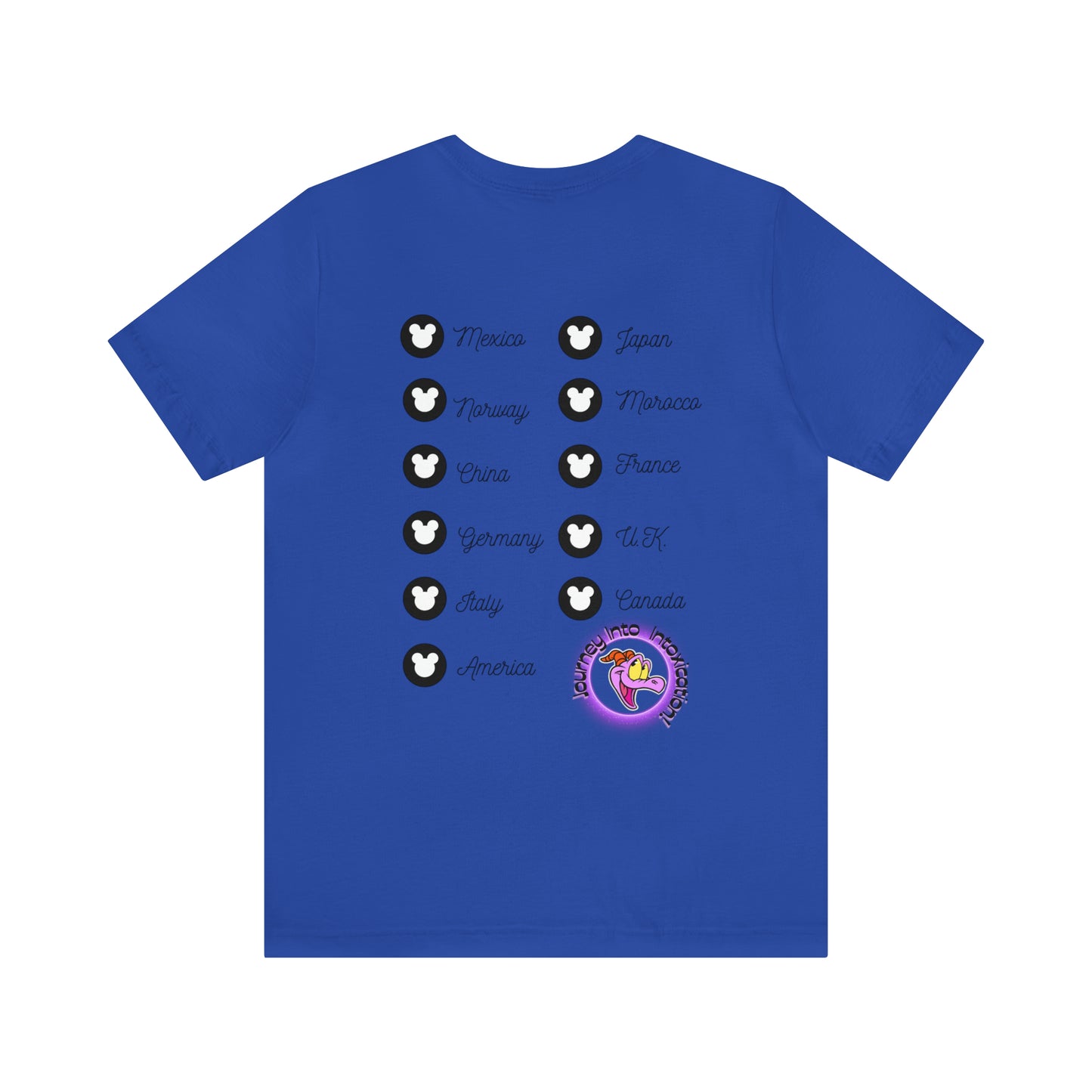 Epcot Drinking Around the World Unisex Jersey Short Sleeve Tee