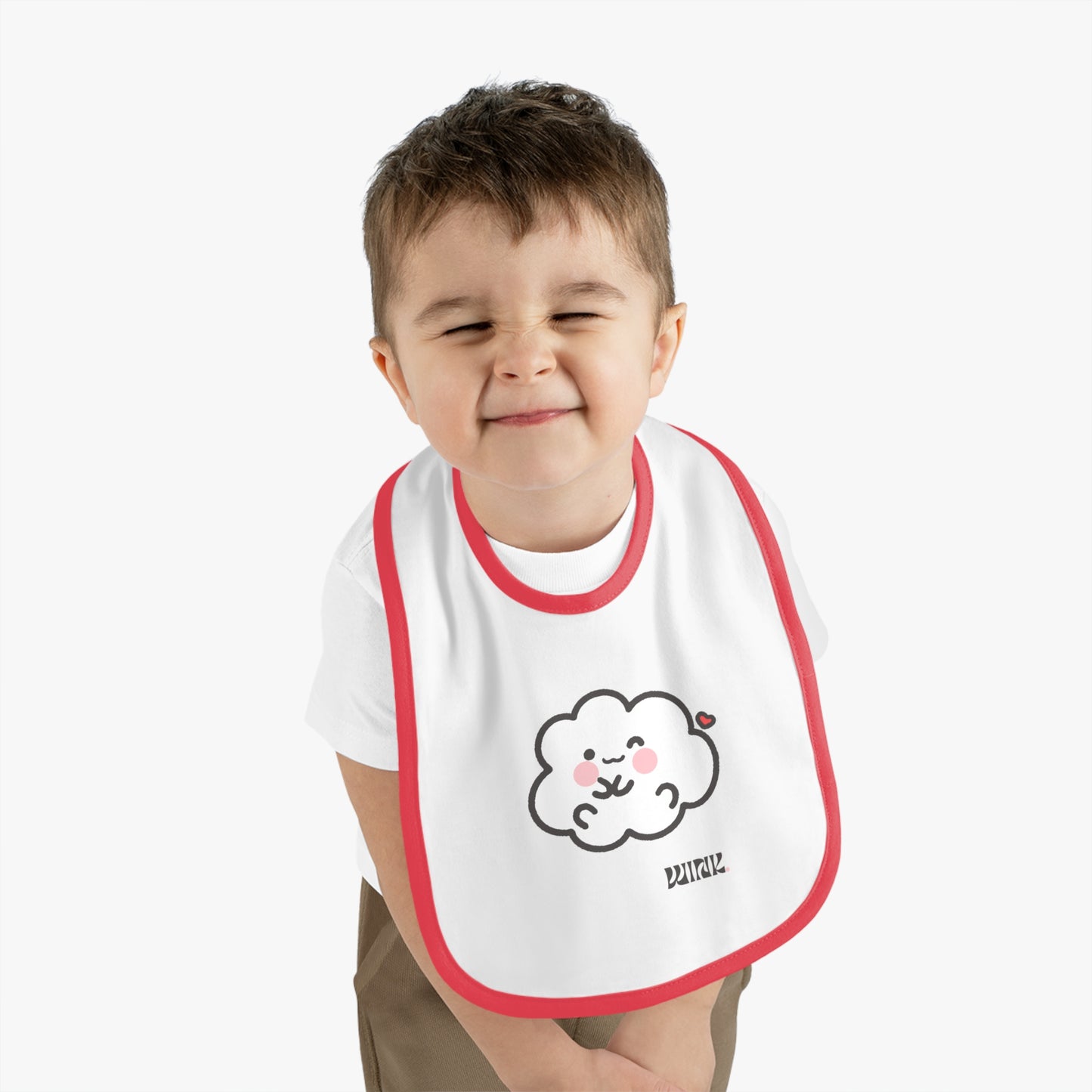 Wink- Cumulo Cuties Baby Contrast Trim Jersey Bib