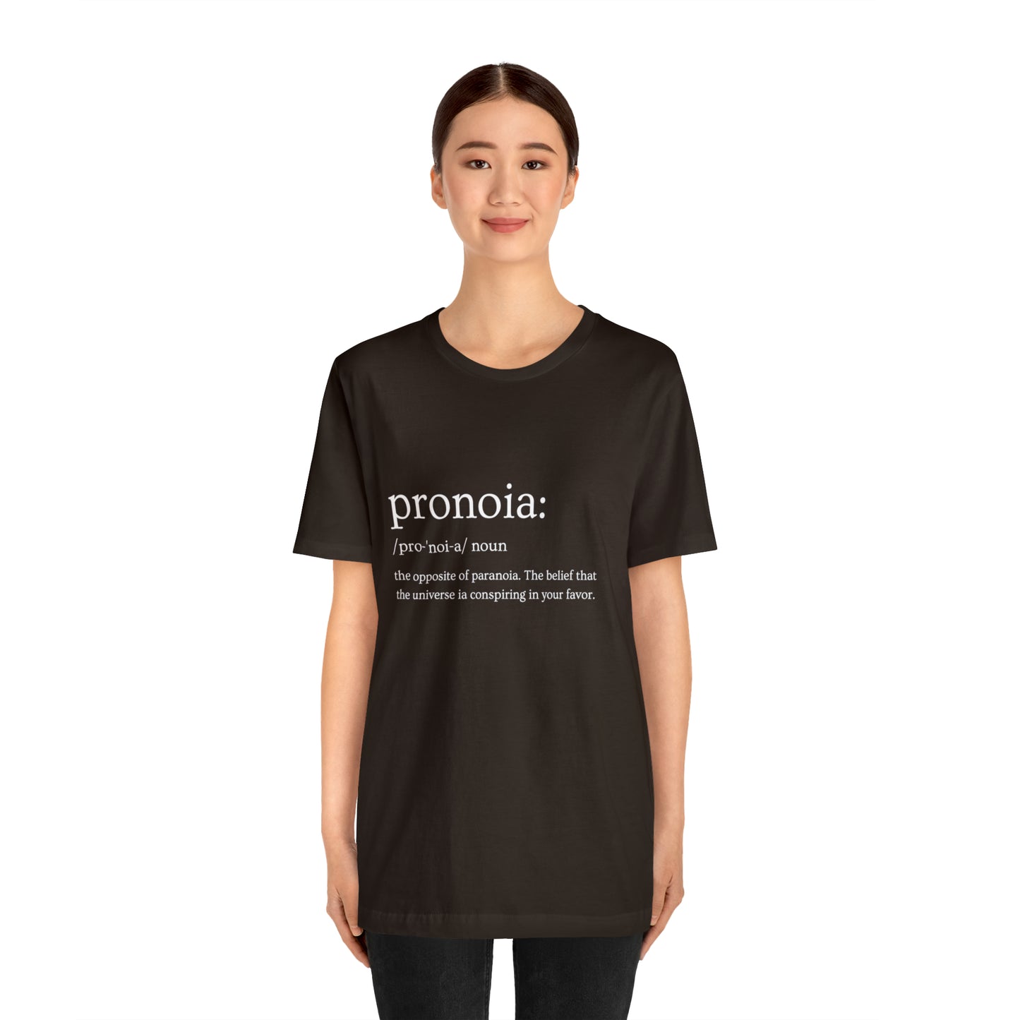 Pronoia Definition - Unisex Jersey Short Sleeve Tee