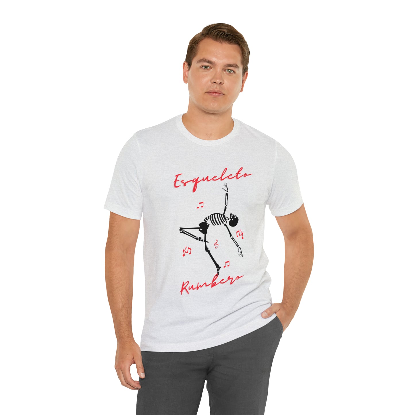 Esqueleto Rumbero Unisex Jersey Short Sleeve Tee