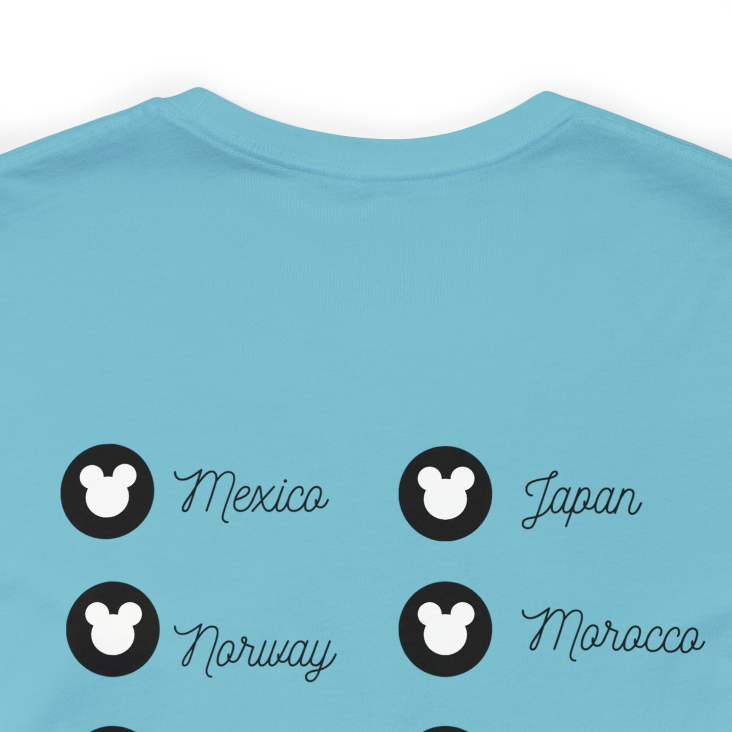 Epcot Drinking Around the World Unisex Jersey Short Sleeve Tee