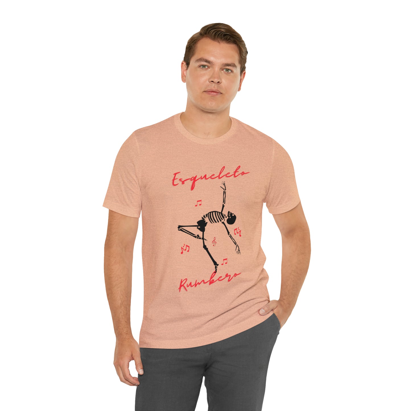 Esqueleto Rumbero Unisex Jersey Short Sleeve Tee