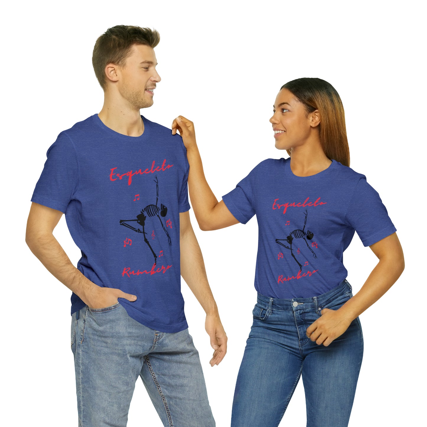 Esqueleto Rumbero Unisex Jersey Short Sleeve Tee