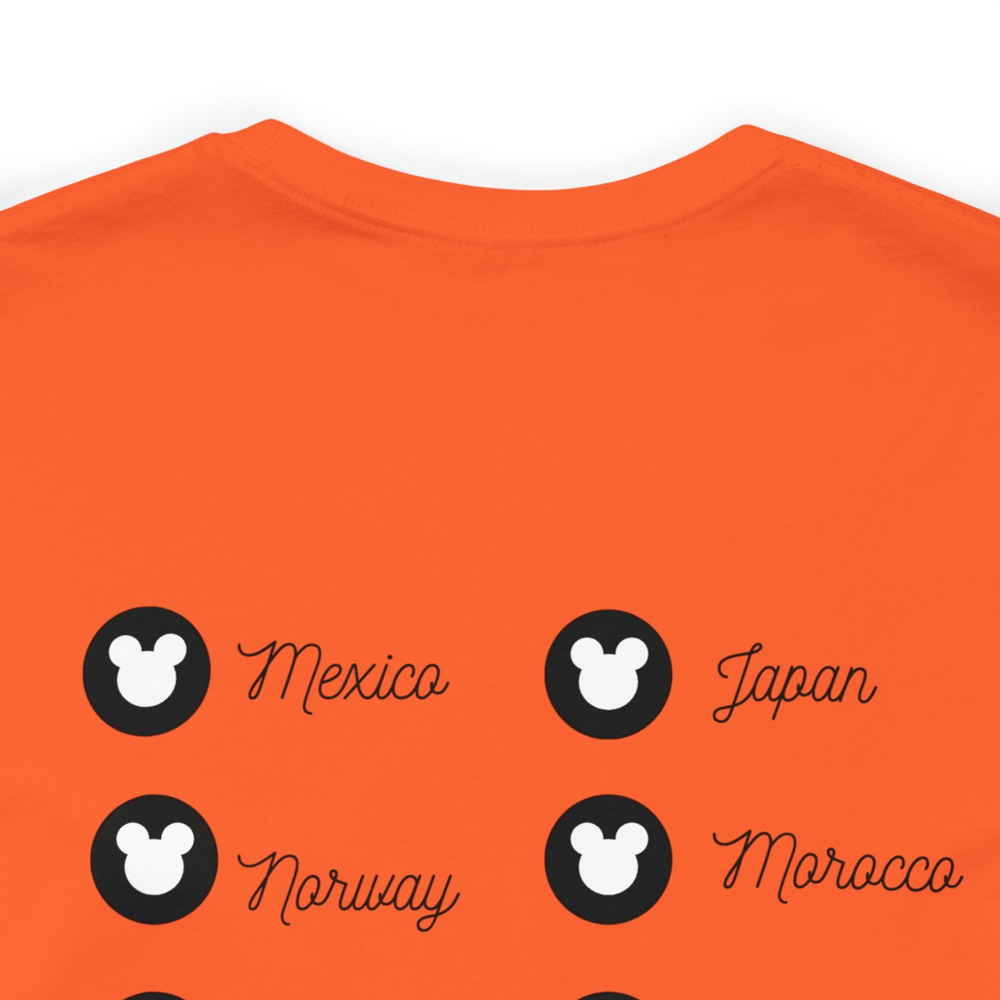 Epcot Drinking Around the World Unisex Jersey Short Sleeve Tee