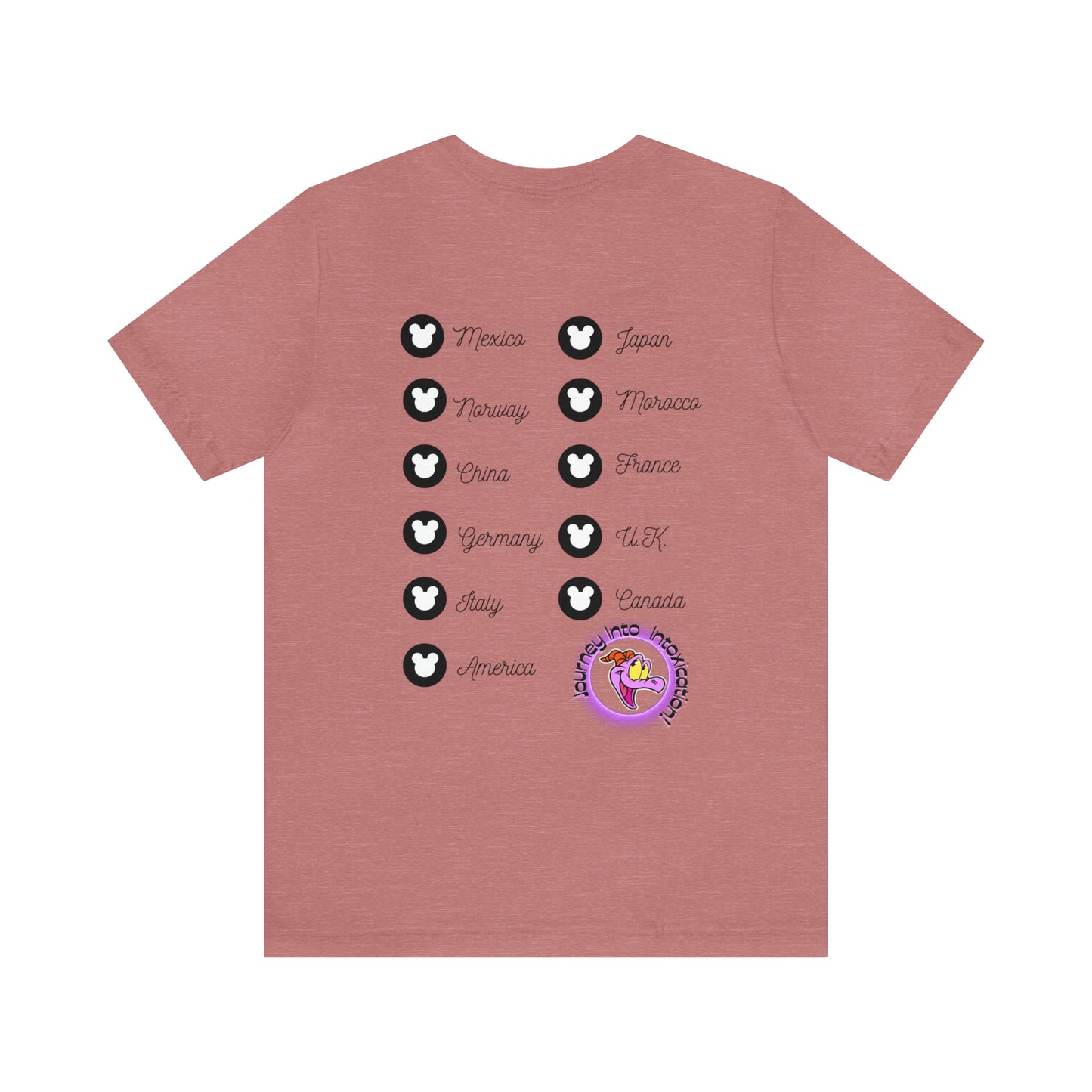Epcot Drinking Around the World Unisex Jersey Short Sleeve Tee