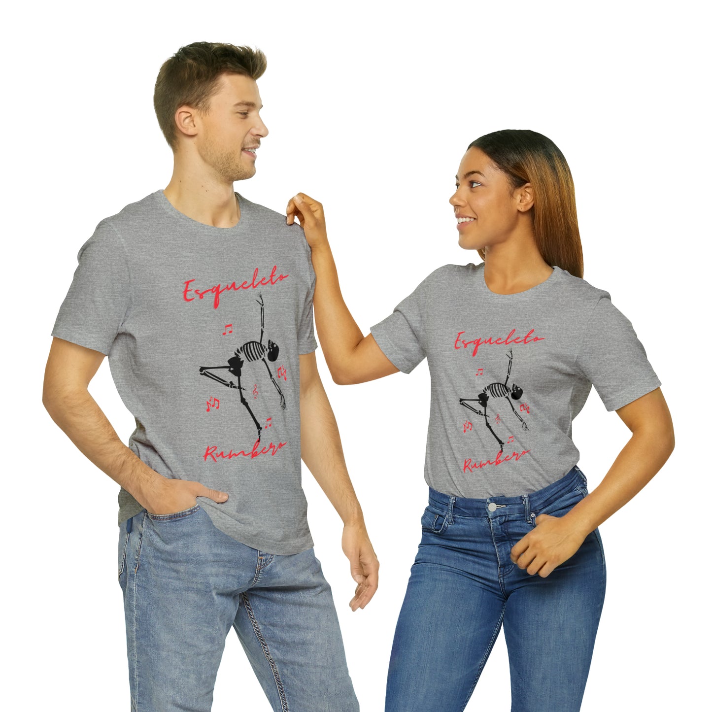 Esqueleto Rumbero Unisex Jersey Short Sleeve Tee