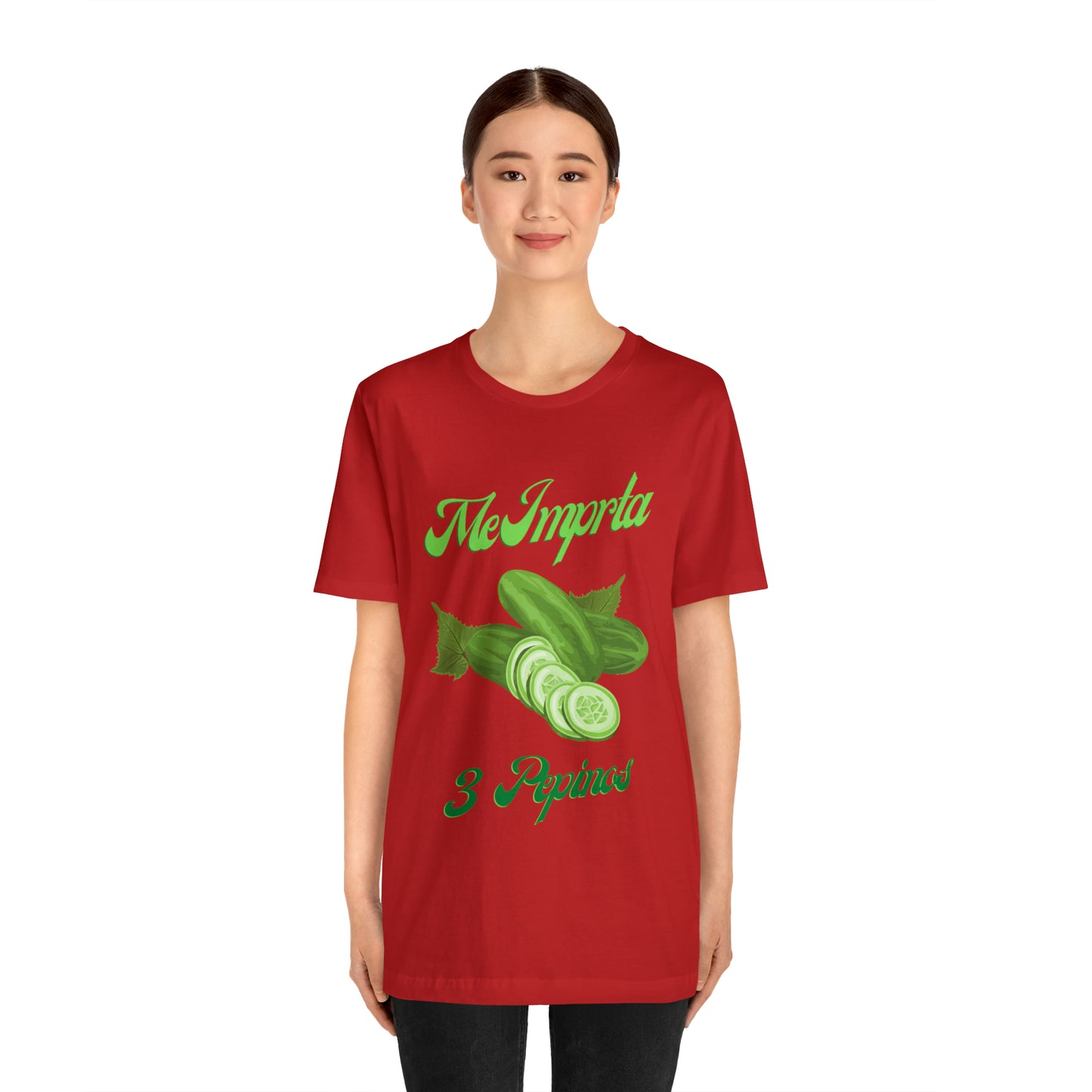 Me Importa 3 Pepinos -Unisex Jersey Short Sleeve Tee