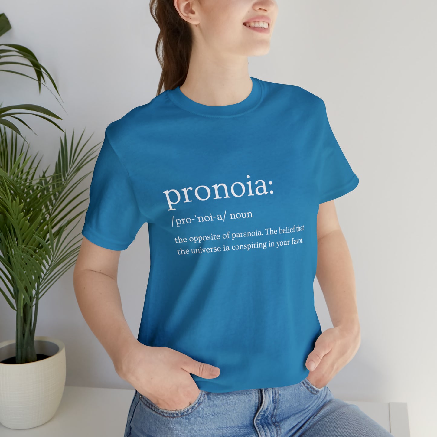 Pronoia Definition - Unisex Jersey Short Sleeve Tee