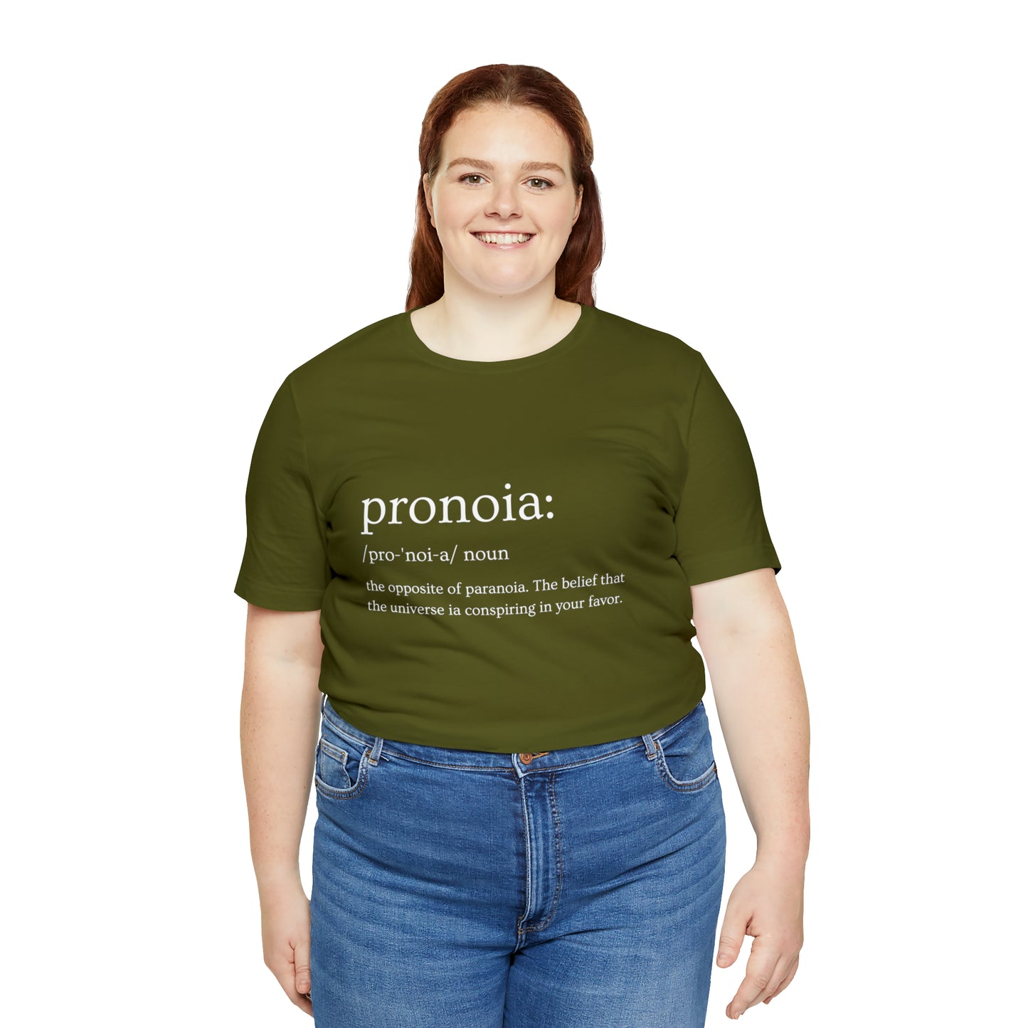 Pronoia Definition - Unisex Jersey Short Sleeve Tee
