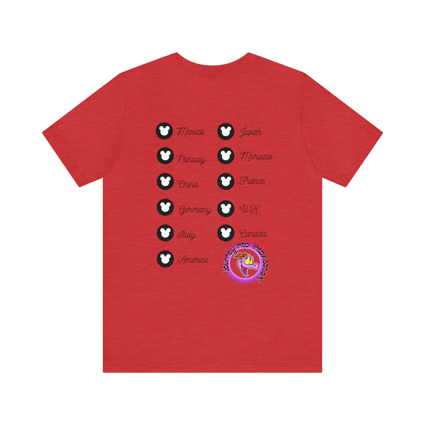 Epcot Drinking Around the World Unisex Jersey Short Sleeve Tee