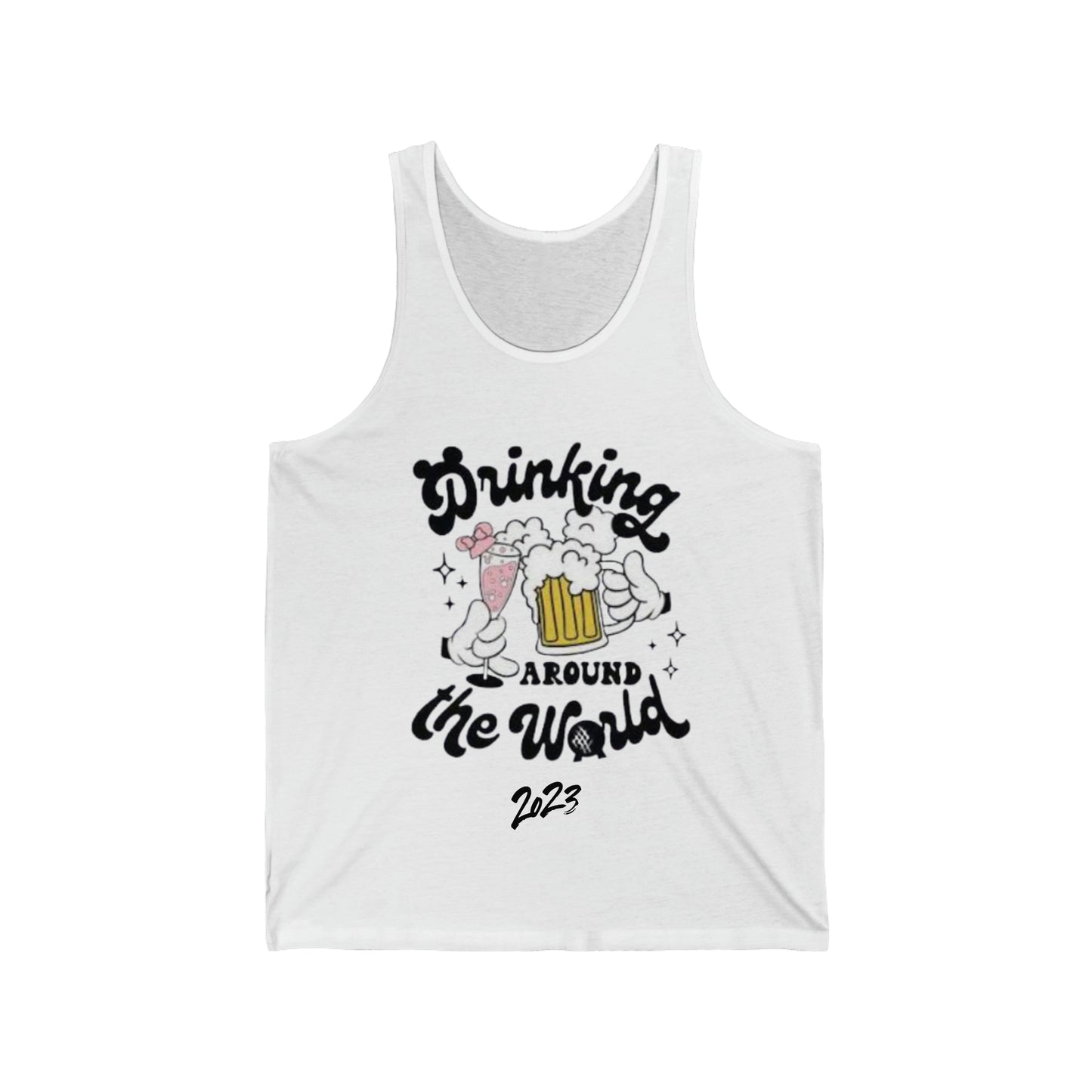 Epcot Drinking Around the World - Unisex Jersey Tank