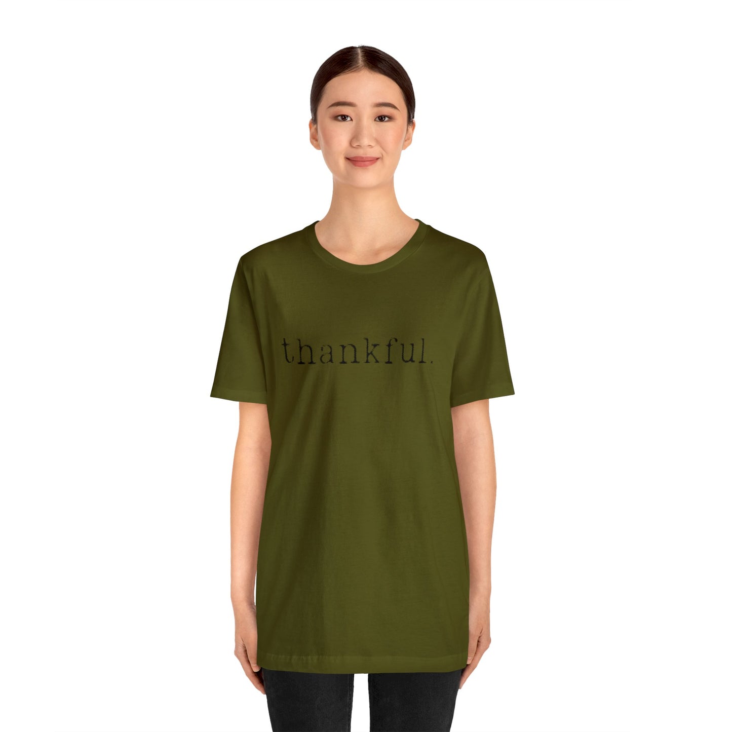 Thankful. Unisex Jersey Short Sleeve Tee