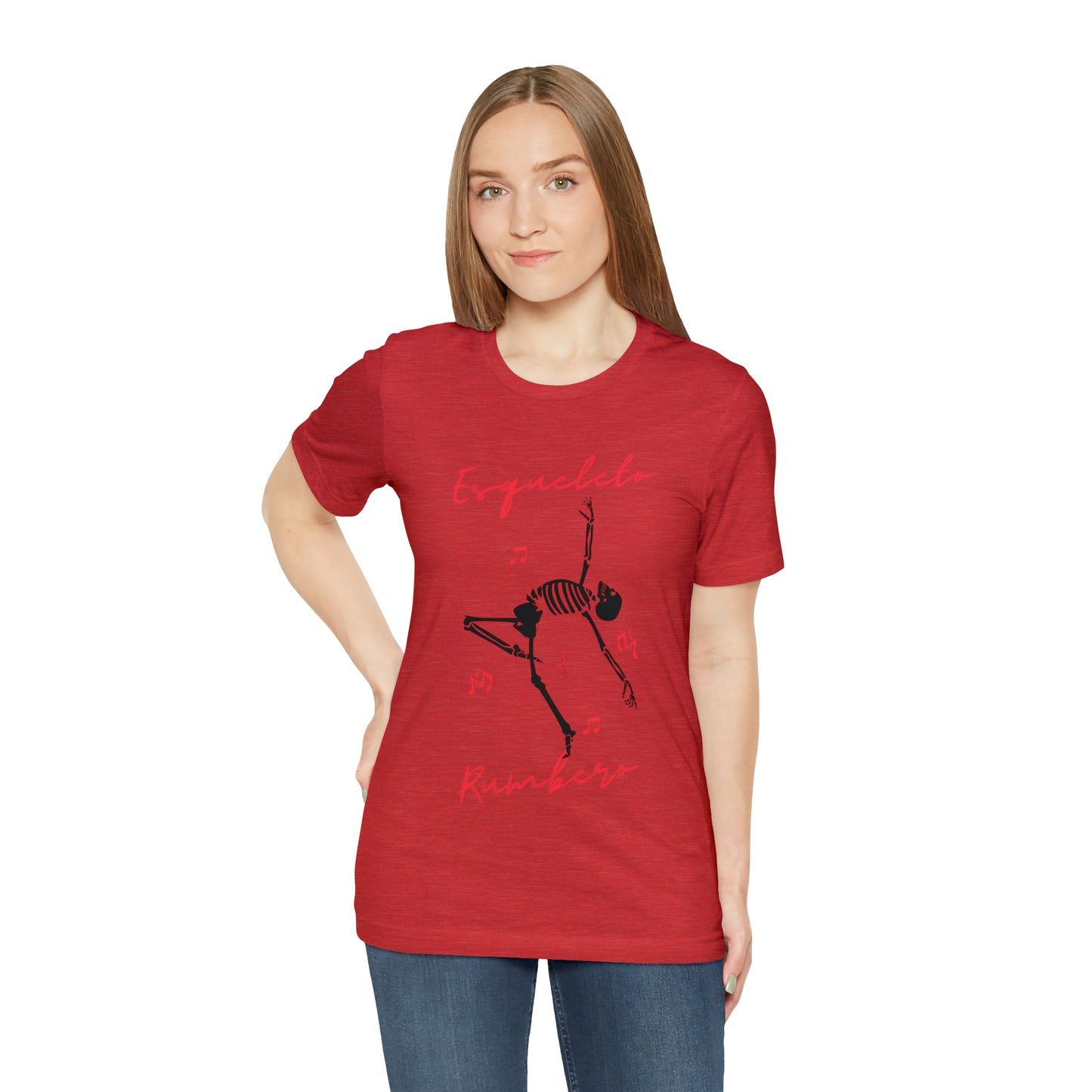 Esqueleto Rumbero Unisex Jersey Short Sleeve Tee