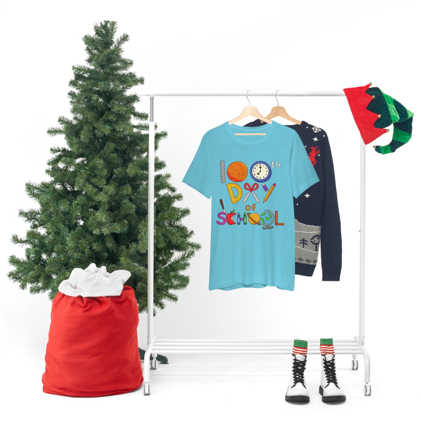 100th Day of School Teacher T- Shirt - Unisex Jersey Short Sleeve Tee