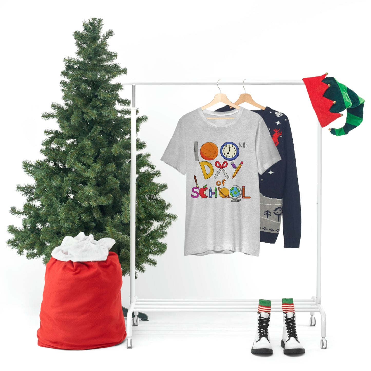 100th Day of School Teacher T- Shirt - Unisex Jersey Short Sleeve Tee