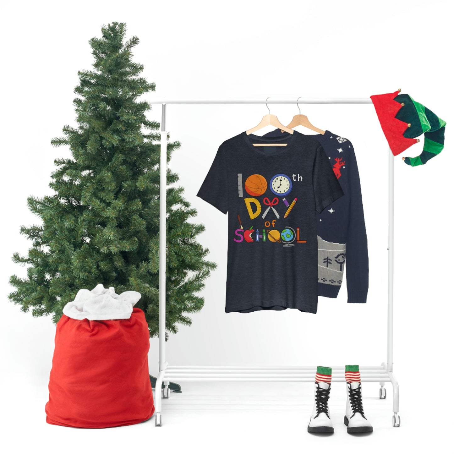 100th Day of School Teacher T- Shirt - Unisex Jersey Short Sleeve Tee