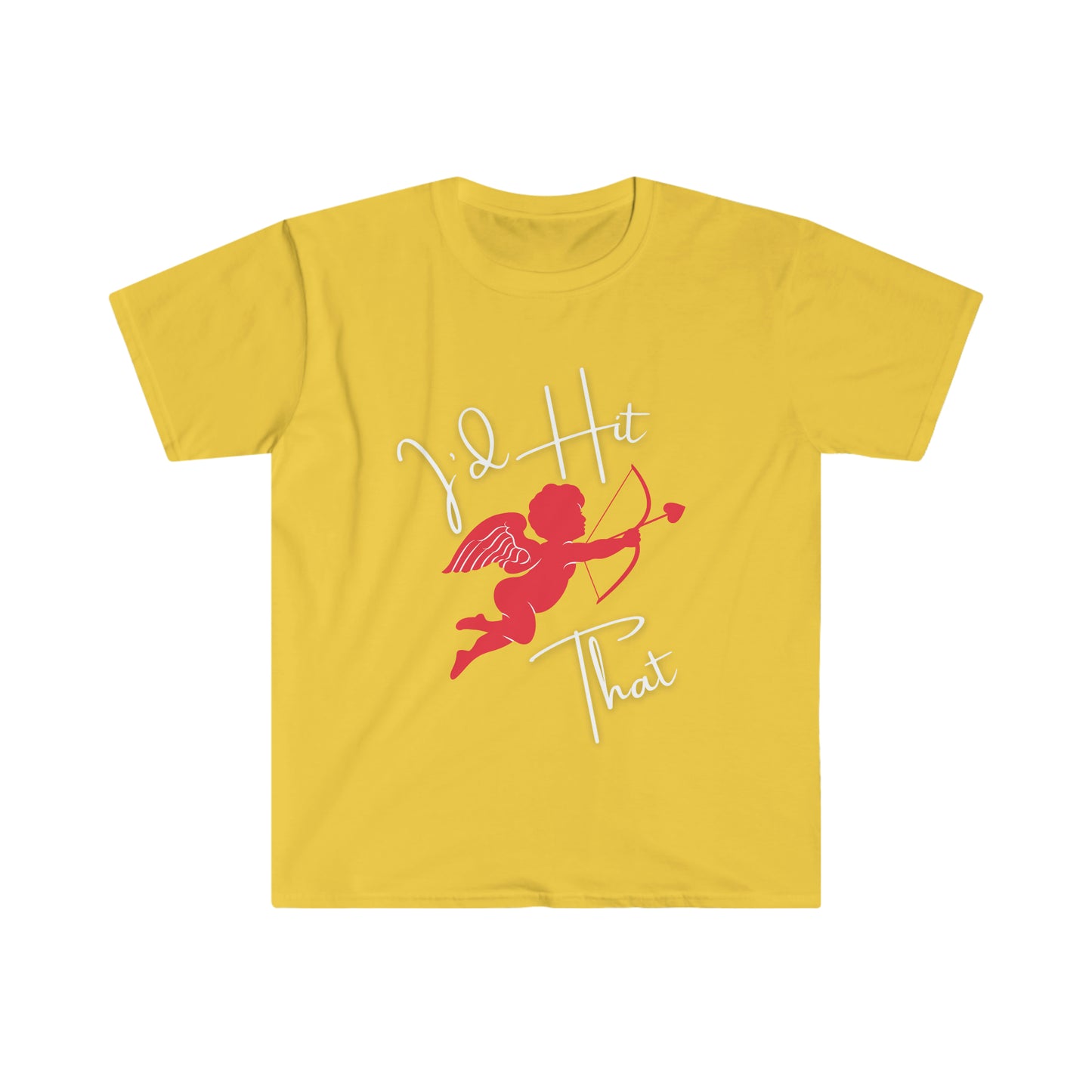 Men's Valentines T-Shirt - I'd Hit That - Cupid