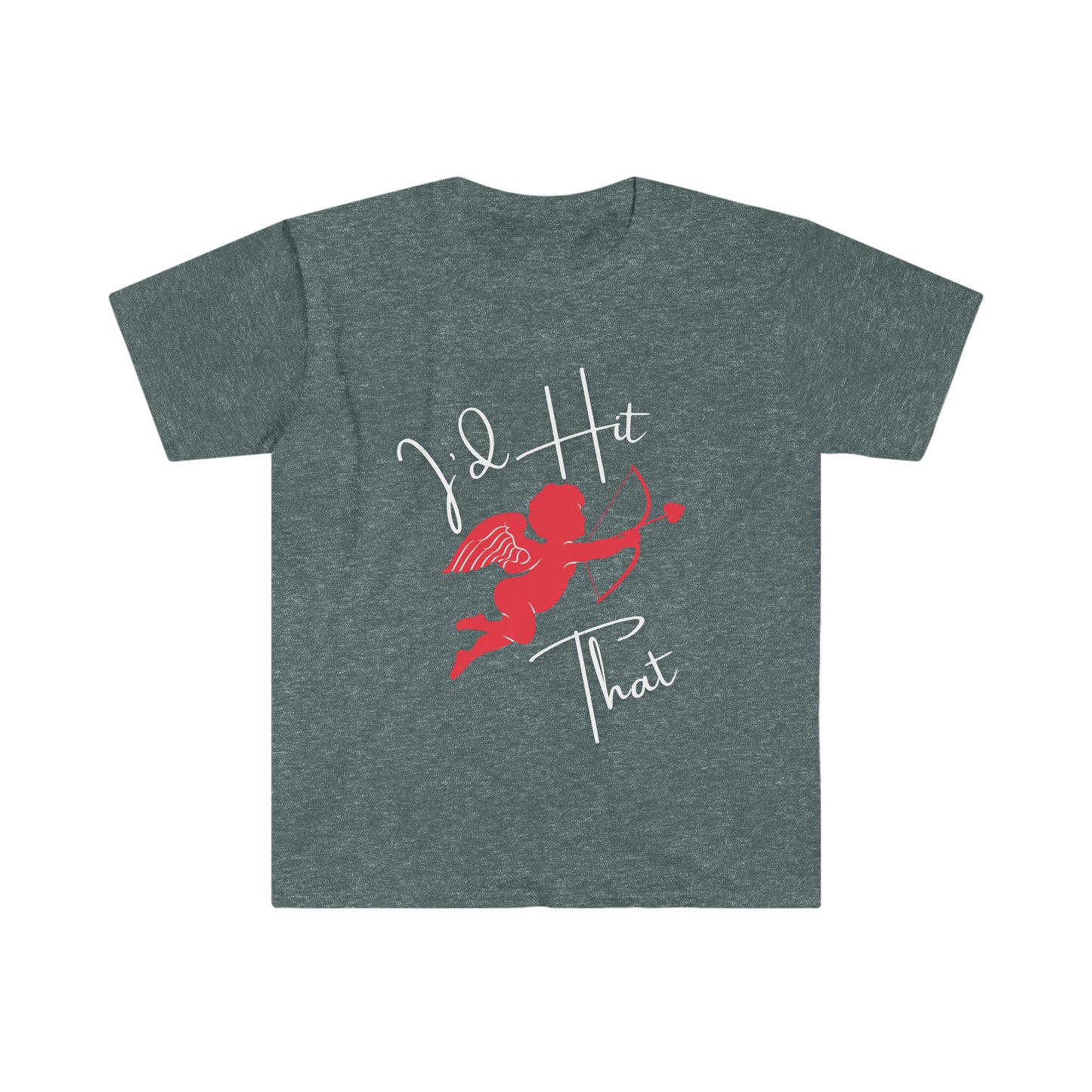 Men's Valentines T-Shirt - I'd Hit That - Cupid
