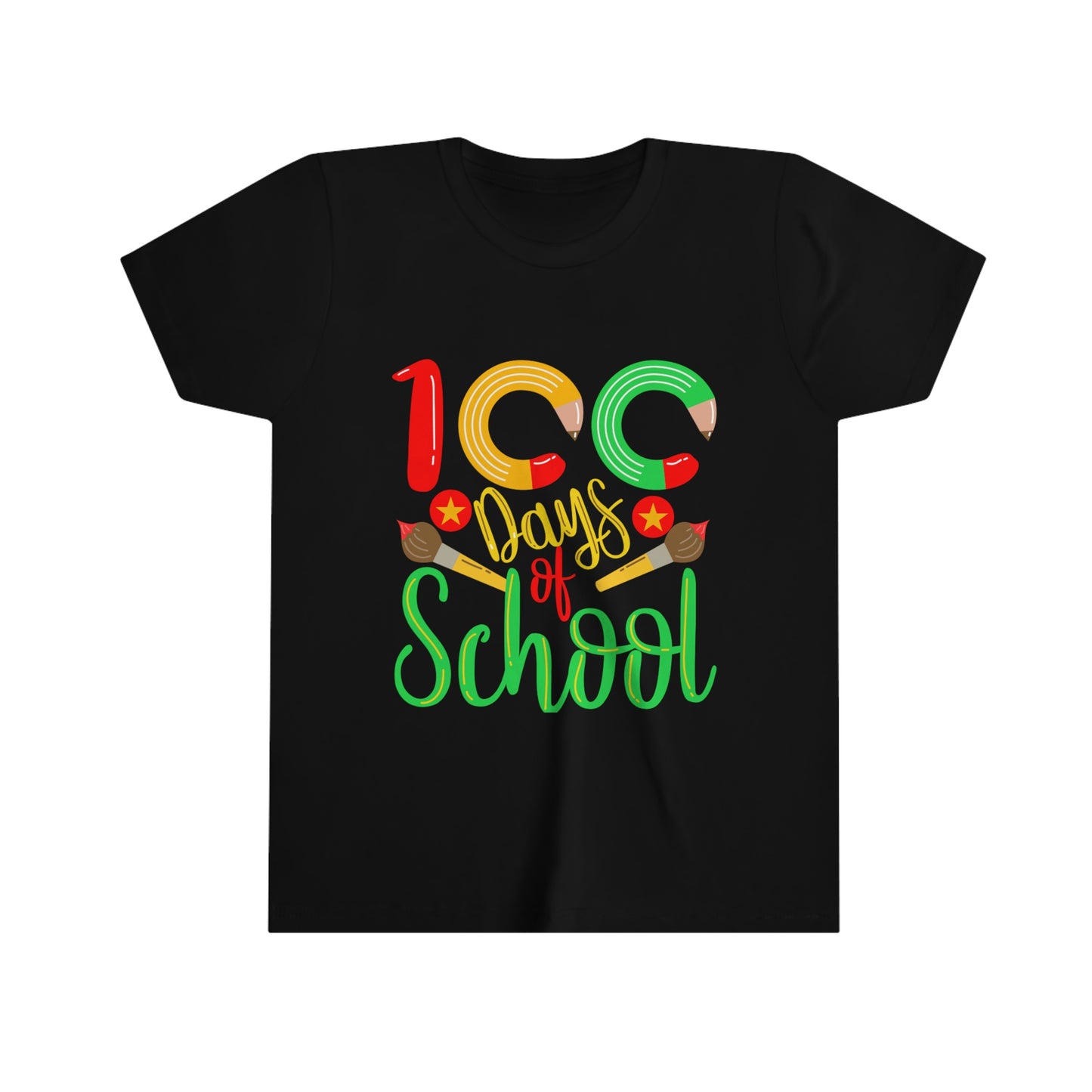 100 days of school - Youth Short Sleeve Tee