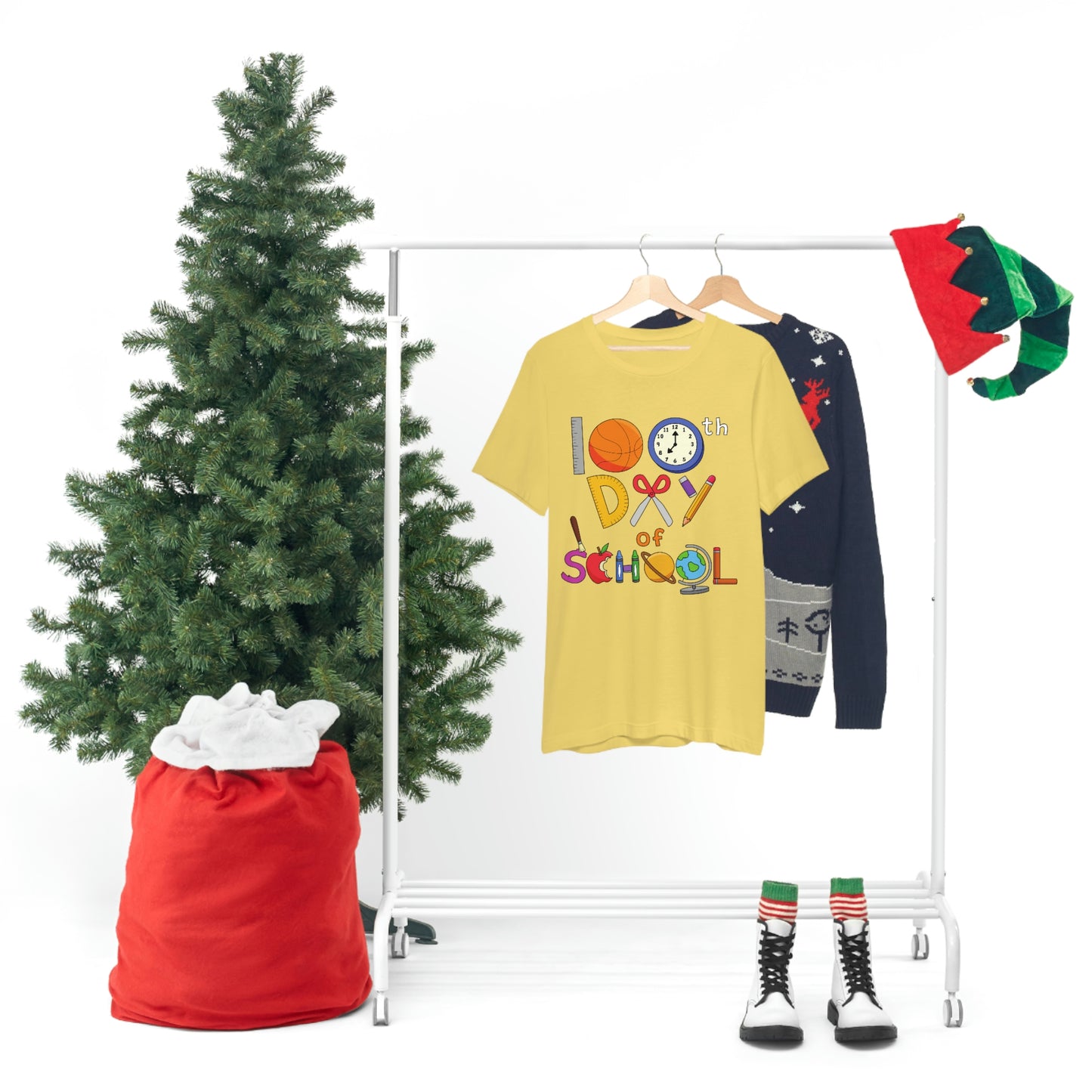 100th Day of School Teacher T- Shirt - Unisex Jersey Short Sleeve Tee