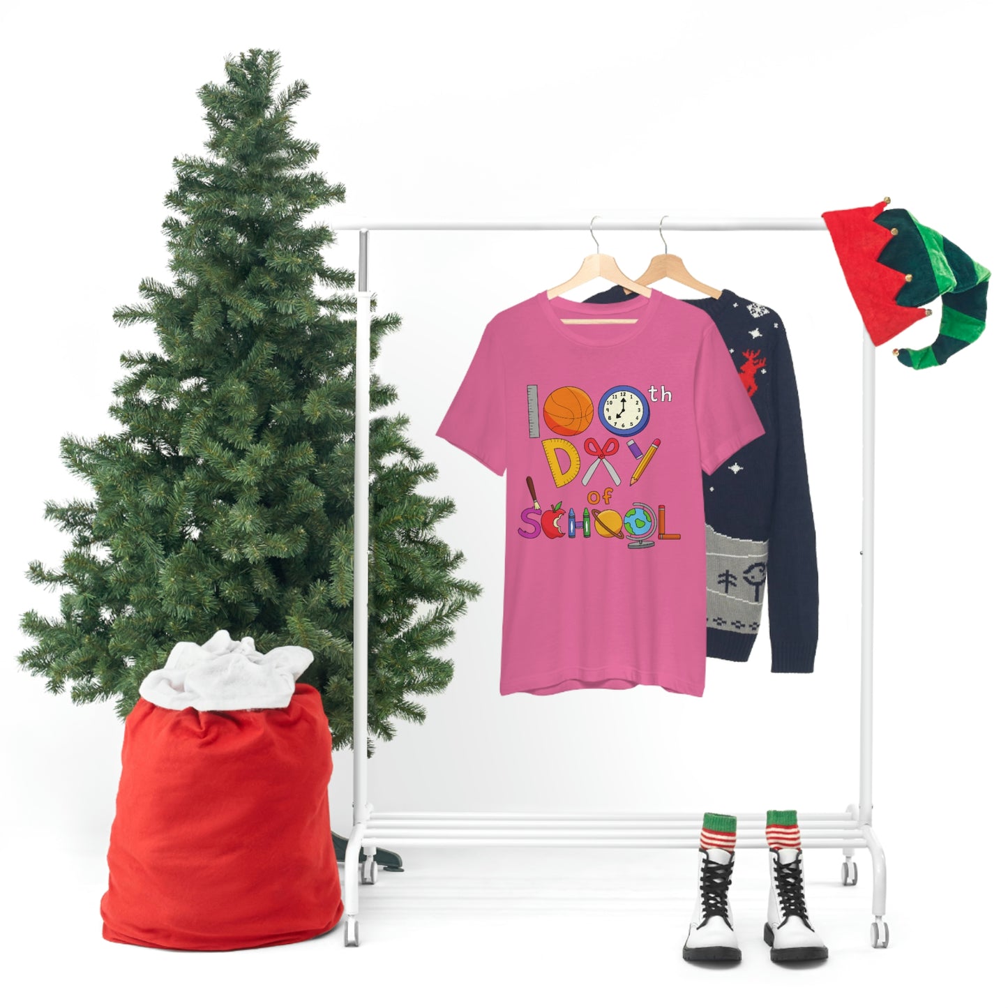 100th Day of School Teacher T- Shirt - Unisex Jersey Short Sleeve Tee