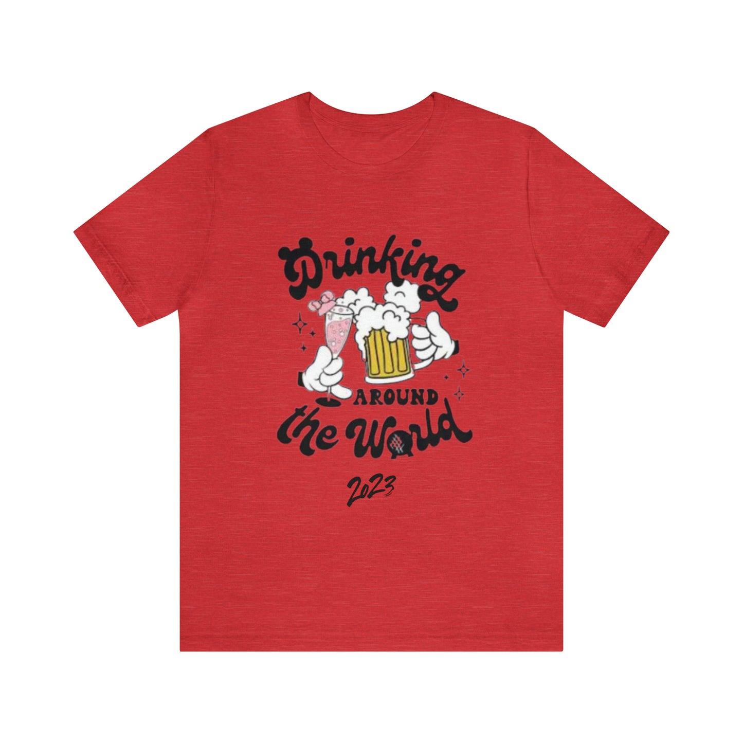 Epcot Drinking Around the World Unisex Jersey Short Sleeve Tee