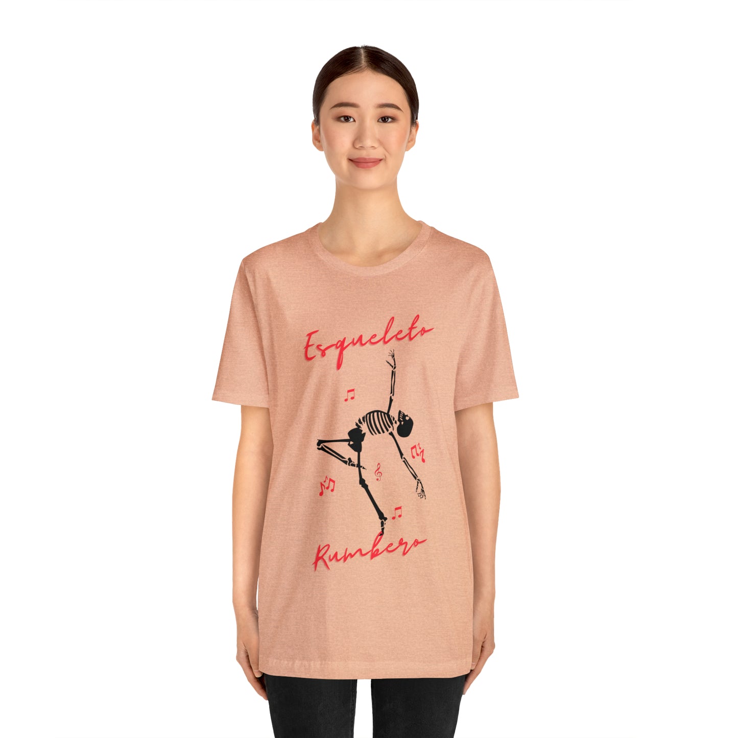 Esqueleto Rumbero Unisex Jersey Short Sleeve Tee