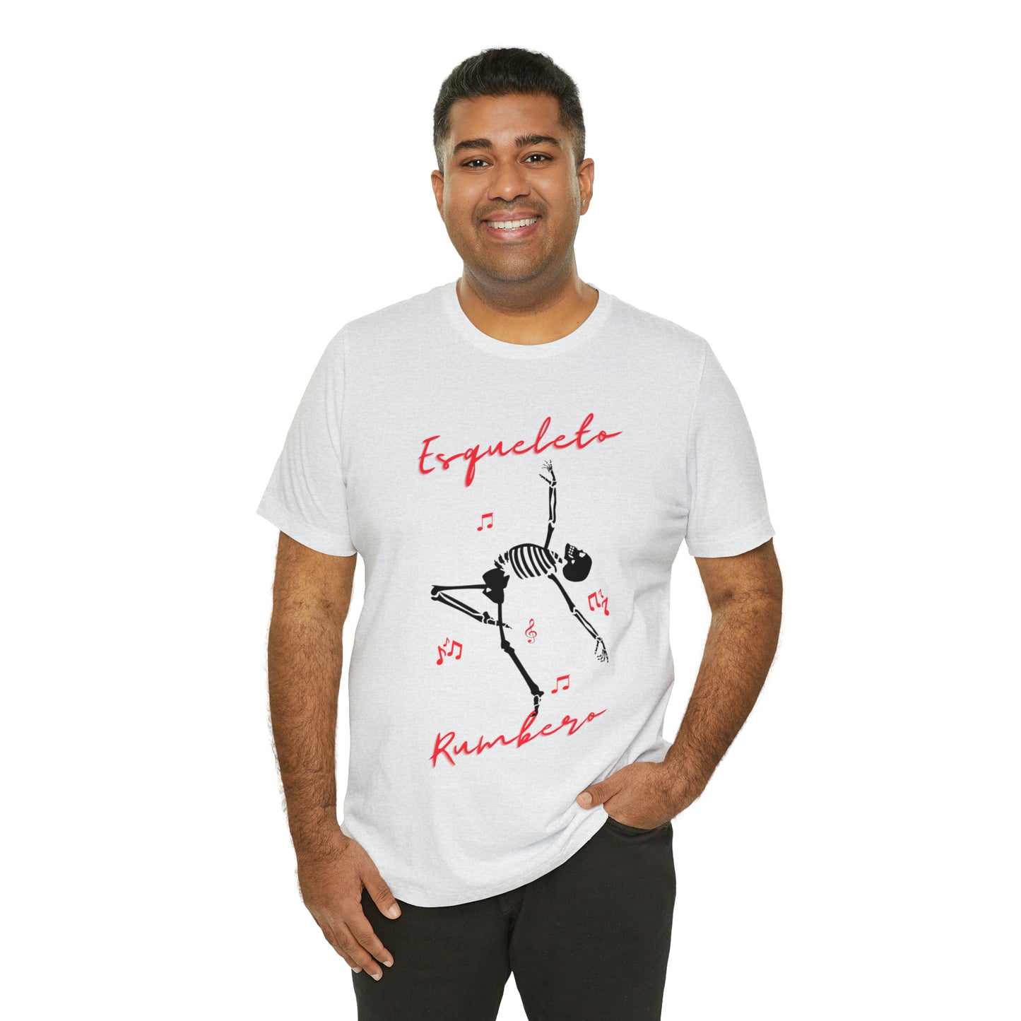 Esqueleto Rumbero Unisex Jersey Short Sleeve Tee