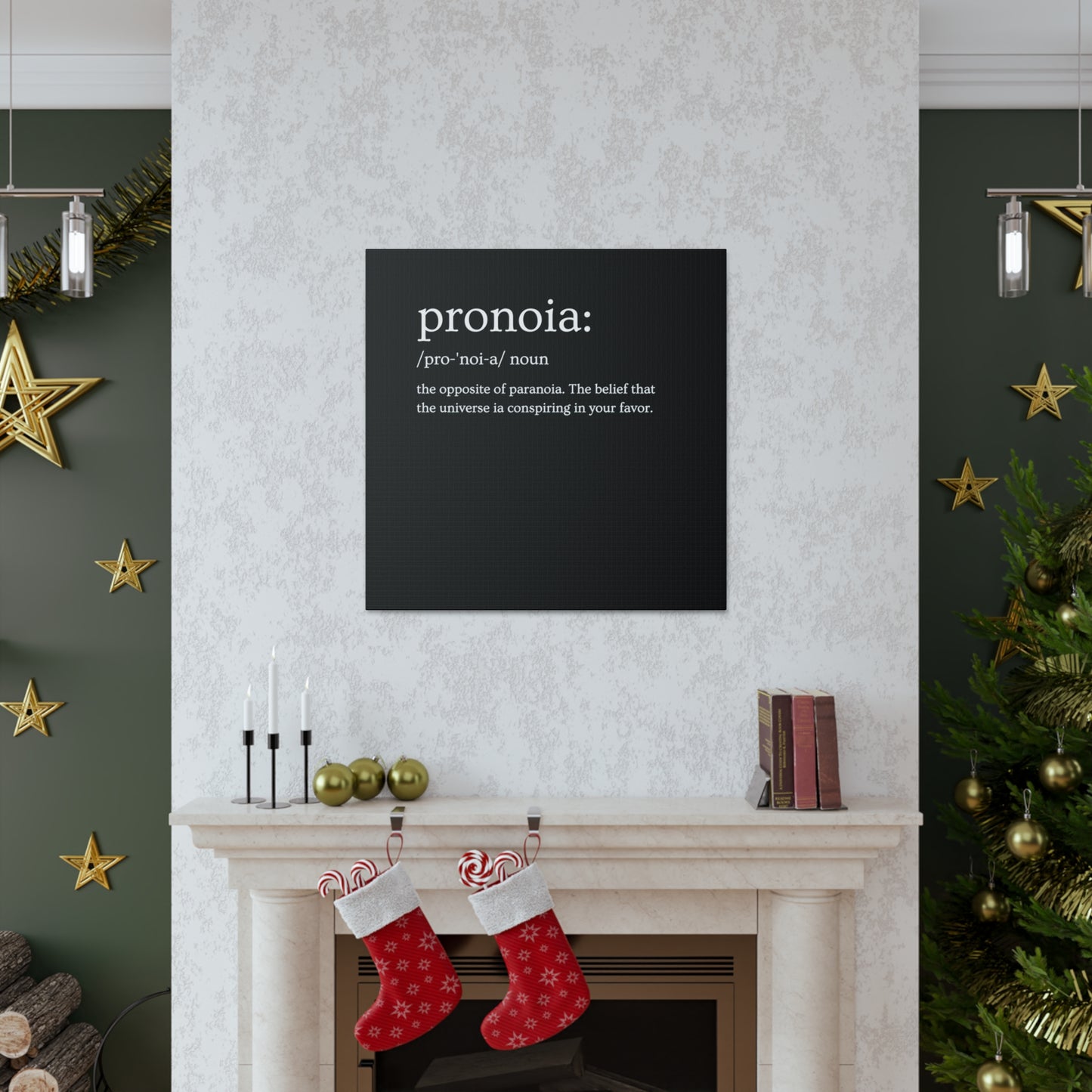 Pronoia - definition Canvas Gallery Wraps