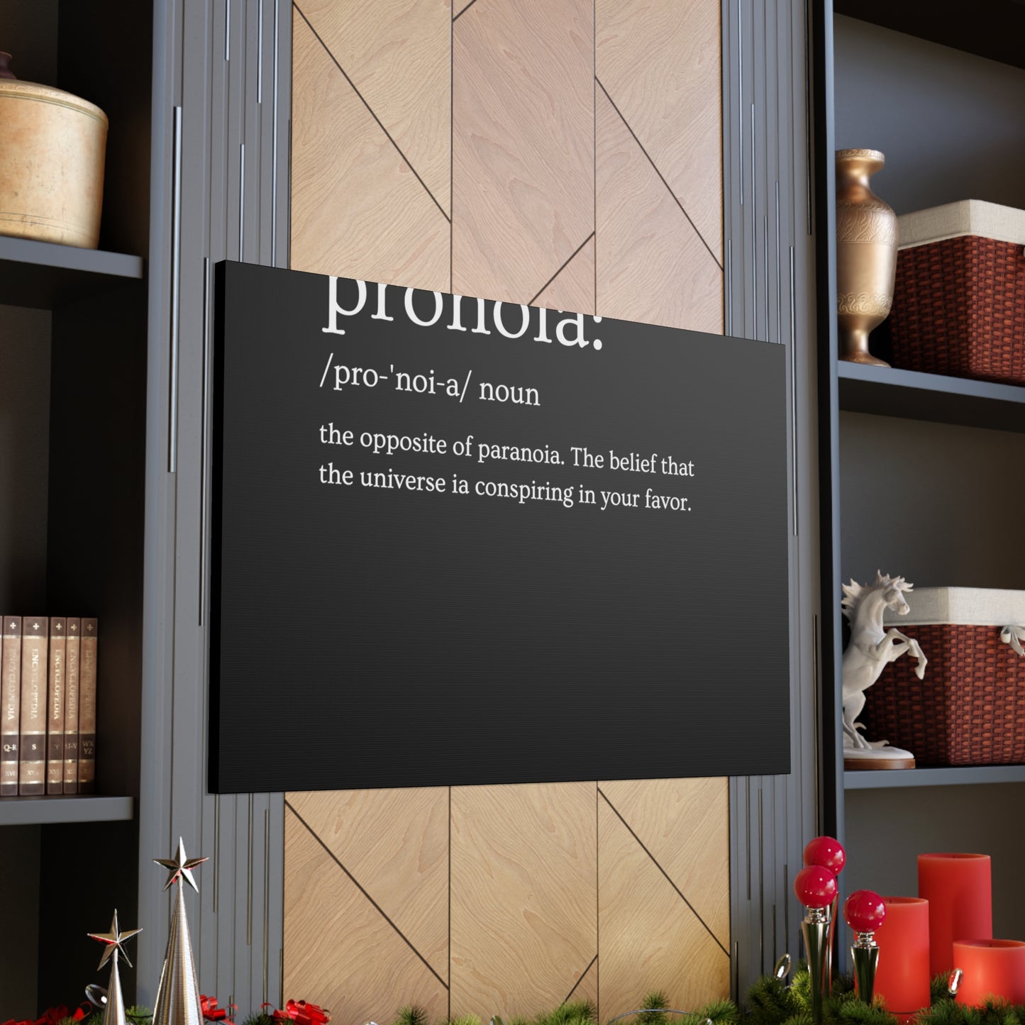 Pronoia - definition Canvas Gallery Wraps