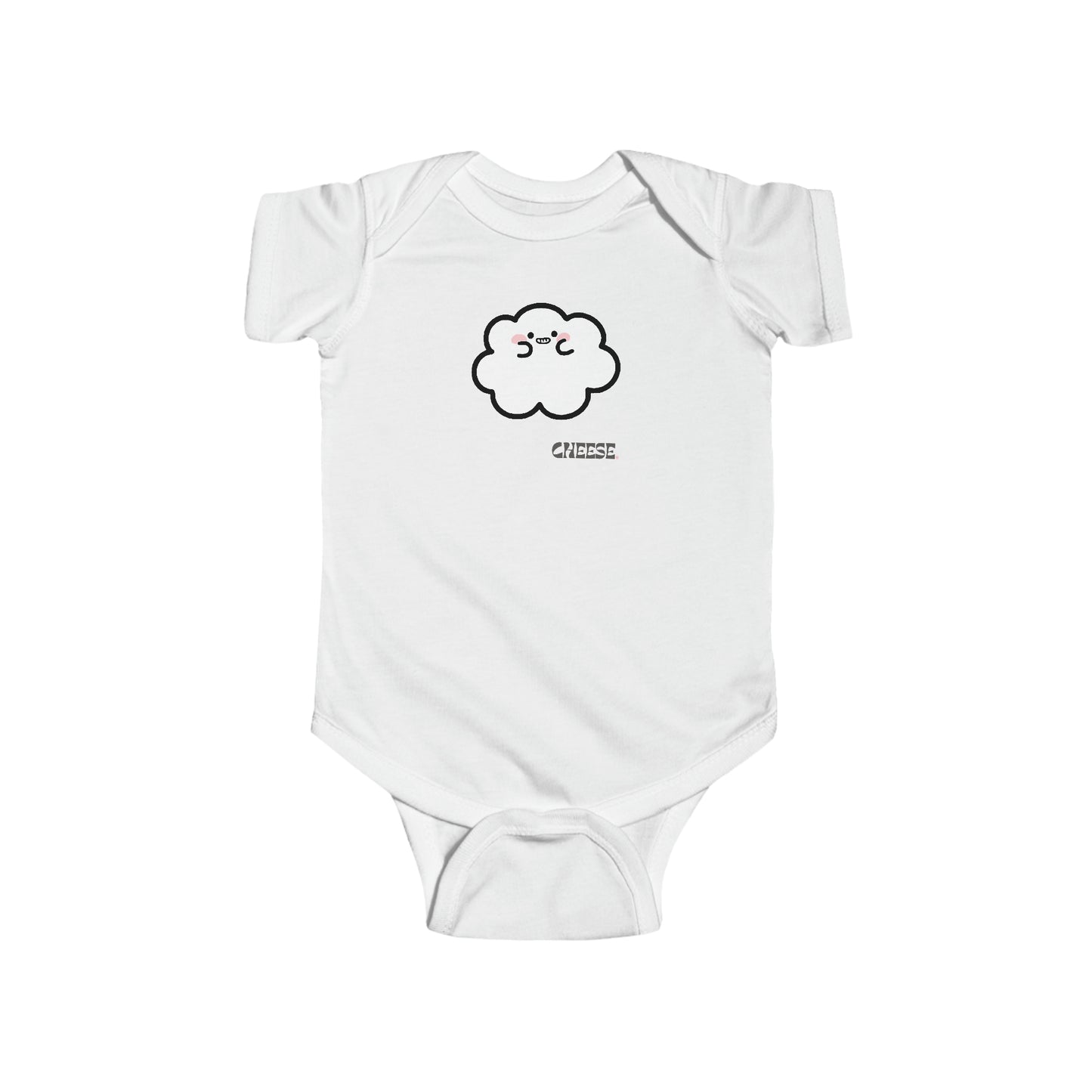 Cheese- Cumulo Cuties Infant Fine Jersey Bodysuit