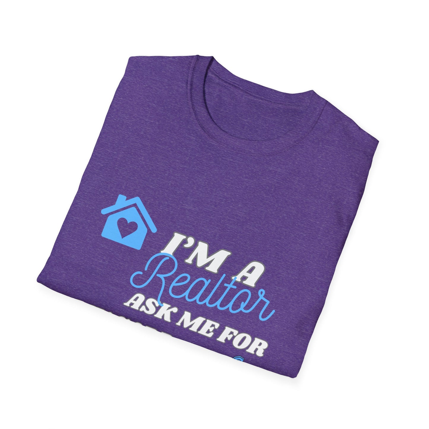 Realtor T-Shirt - Ask me for my card ( light blue)