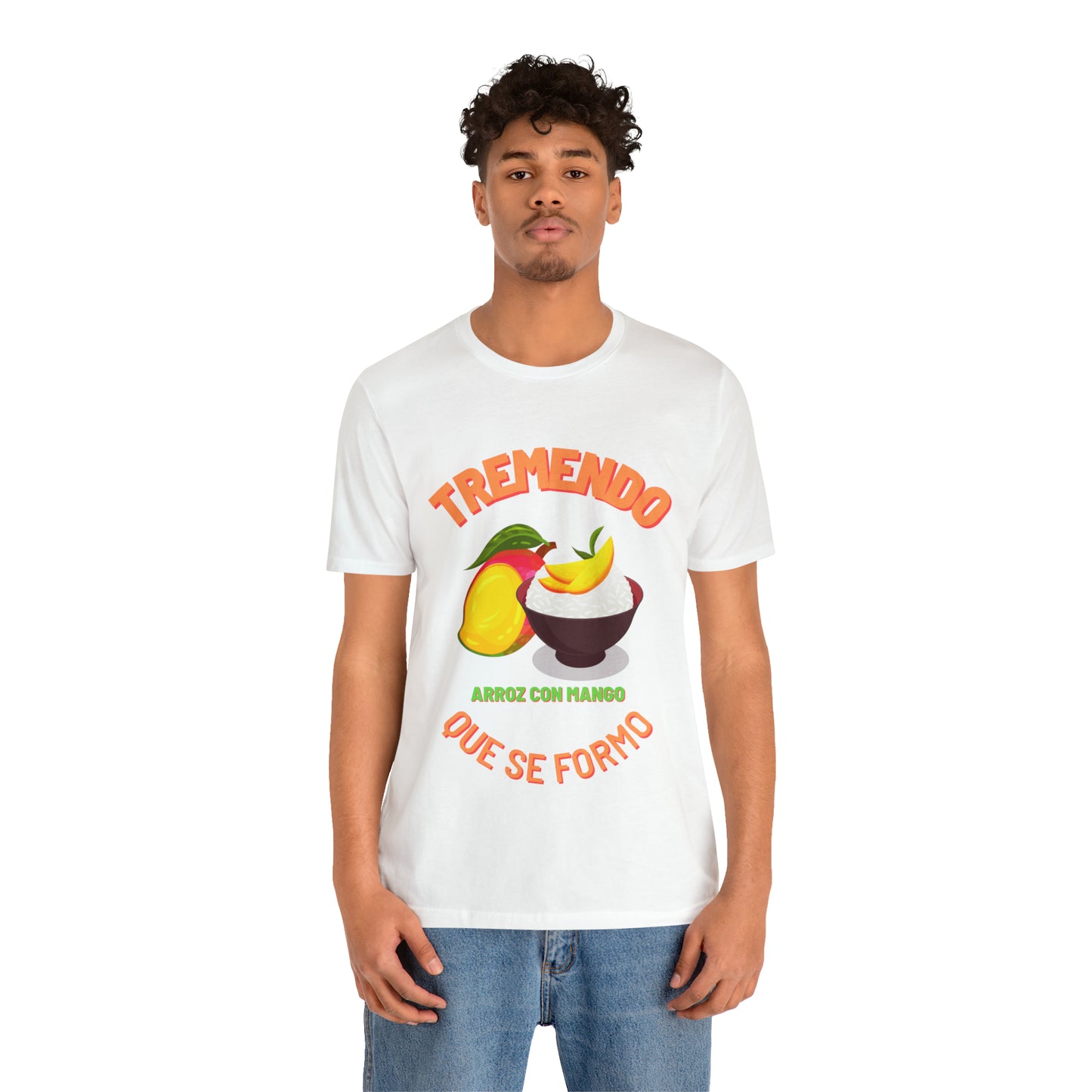 Tremendo Arroz Con Mango Que Se Formo -Unisex Jersey Short Sleeve Tee