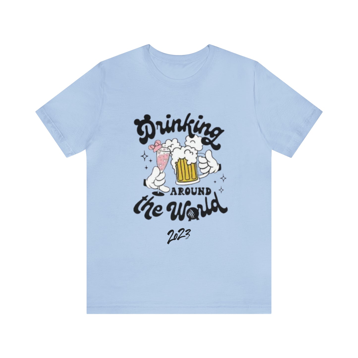 Epcot Drinking Around the World Unisex Jersey Short Sleeve Tee