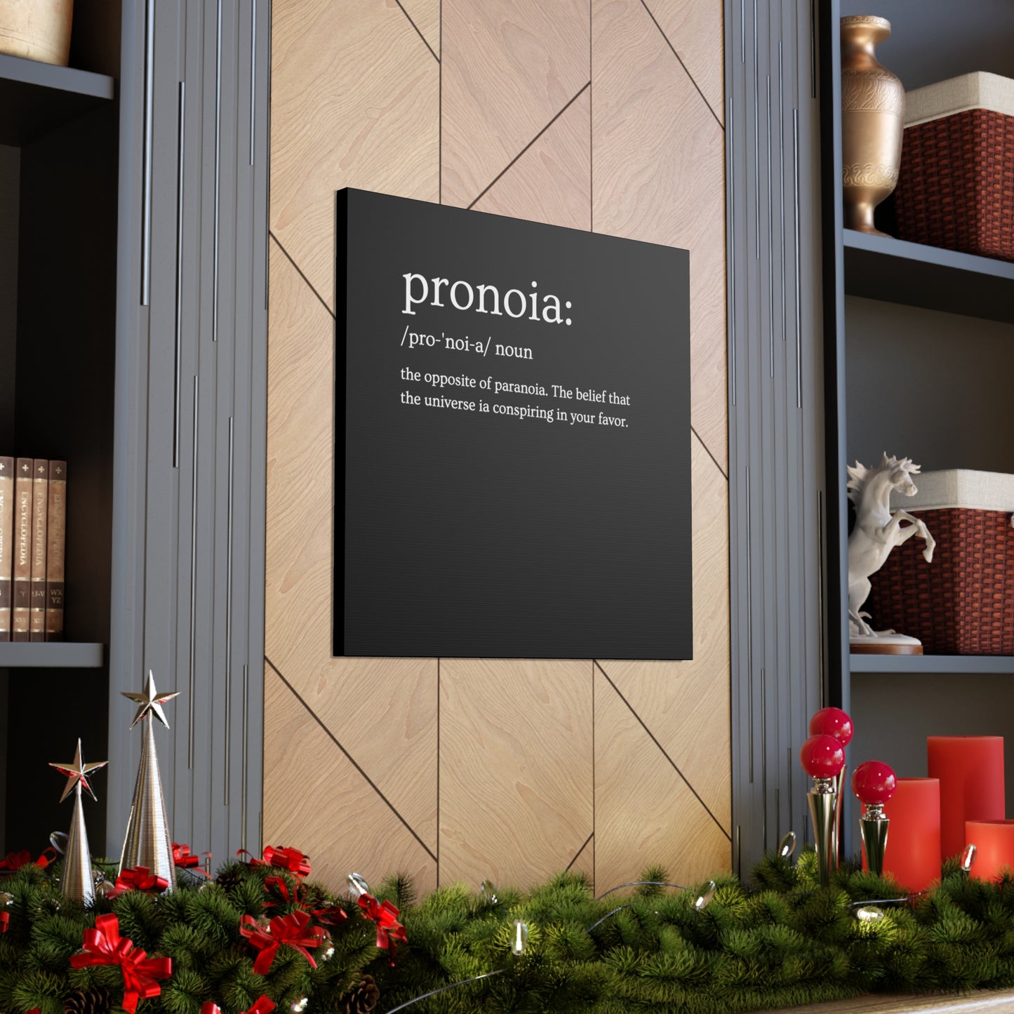 Pronoia - definition Canvas Gallery Wraps