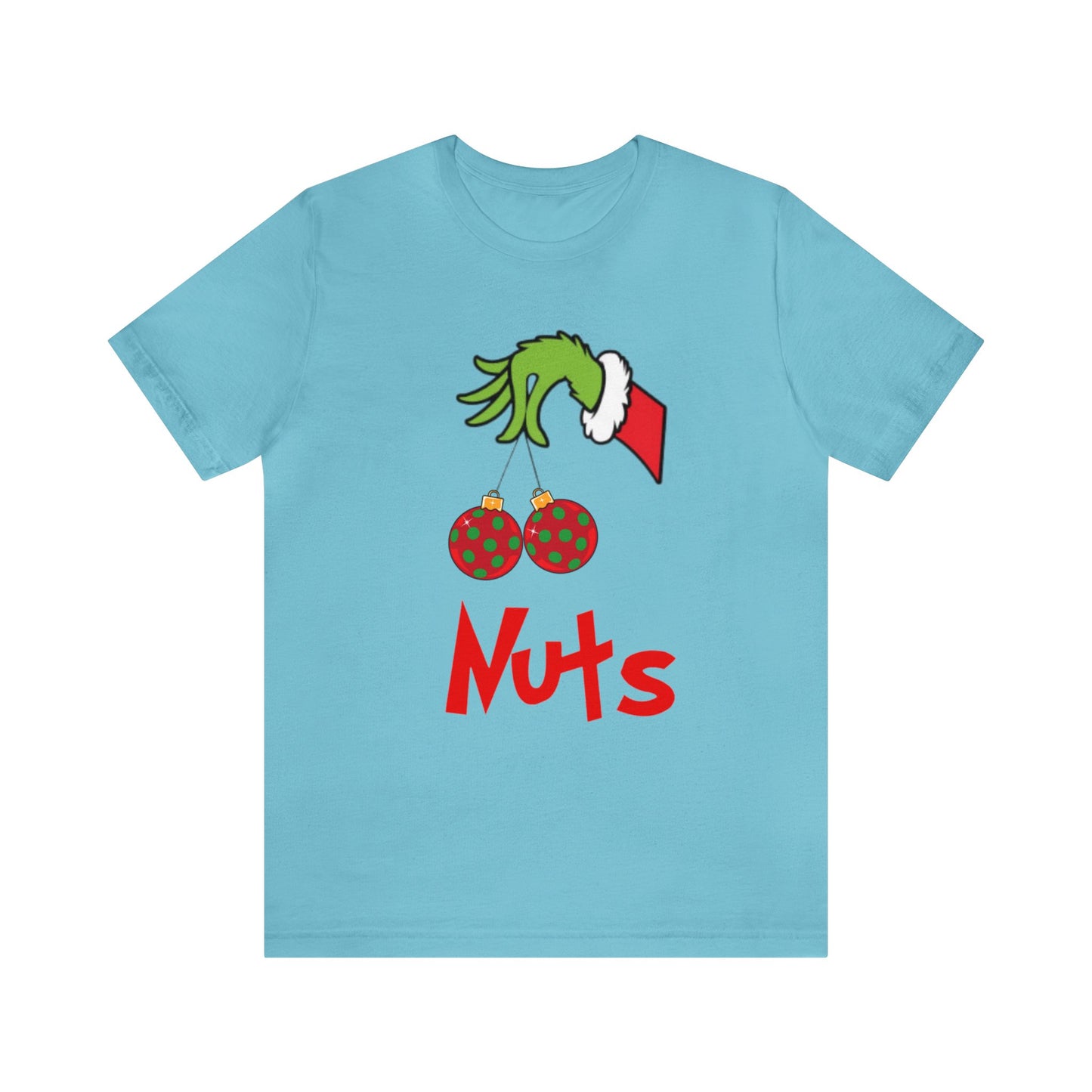 Grinch Couples Tshirt (Nuts) Unisex Jersey Short Sleeve Tee