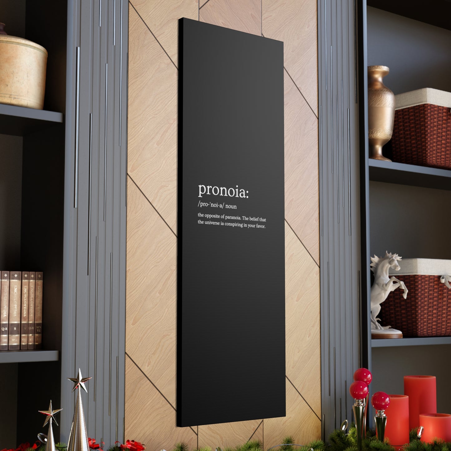 Pronoia - definition Canvas Gallery Wraps