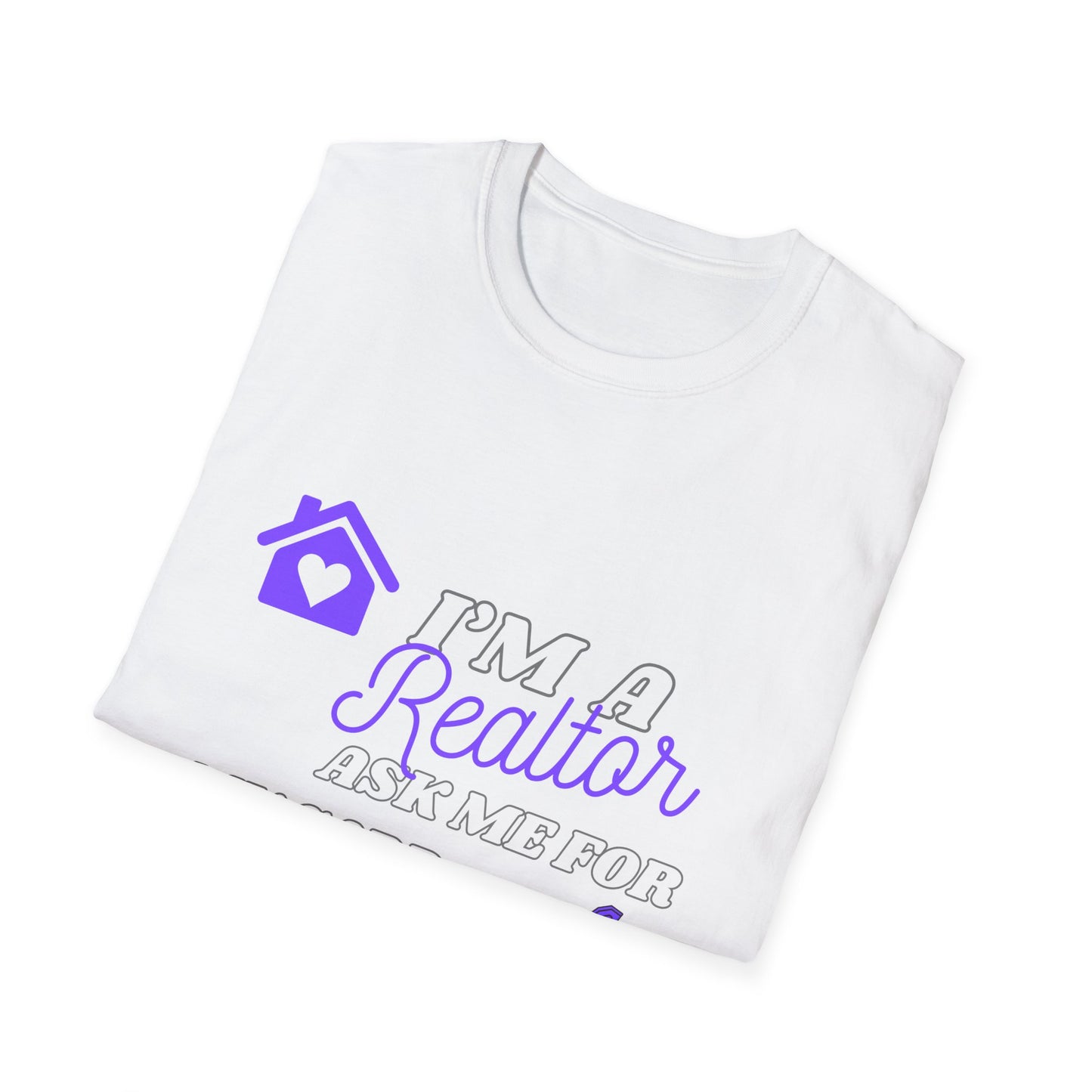 I'm a Realtor Ask me for my card - Perfect for Open Houses and Real Estate Events (purple)