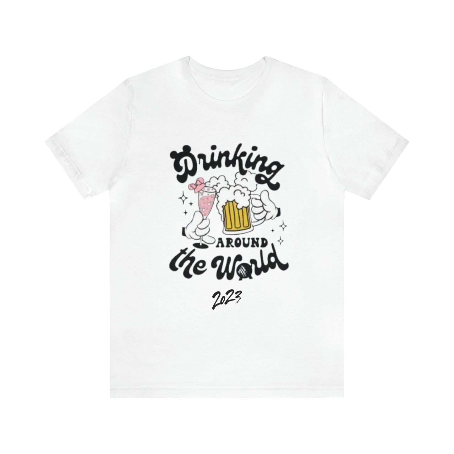 Epcot Drinking Around the World Unisex Jersey Short Sleeve Tee