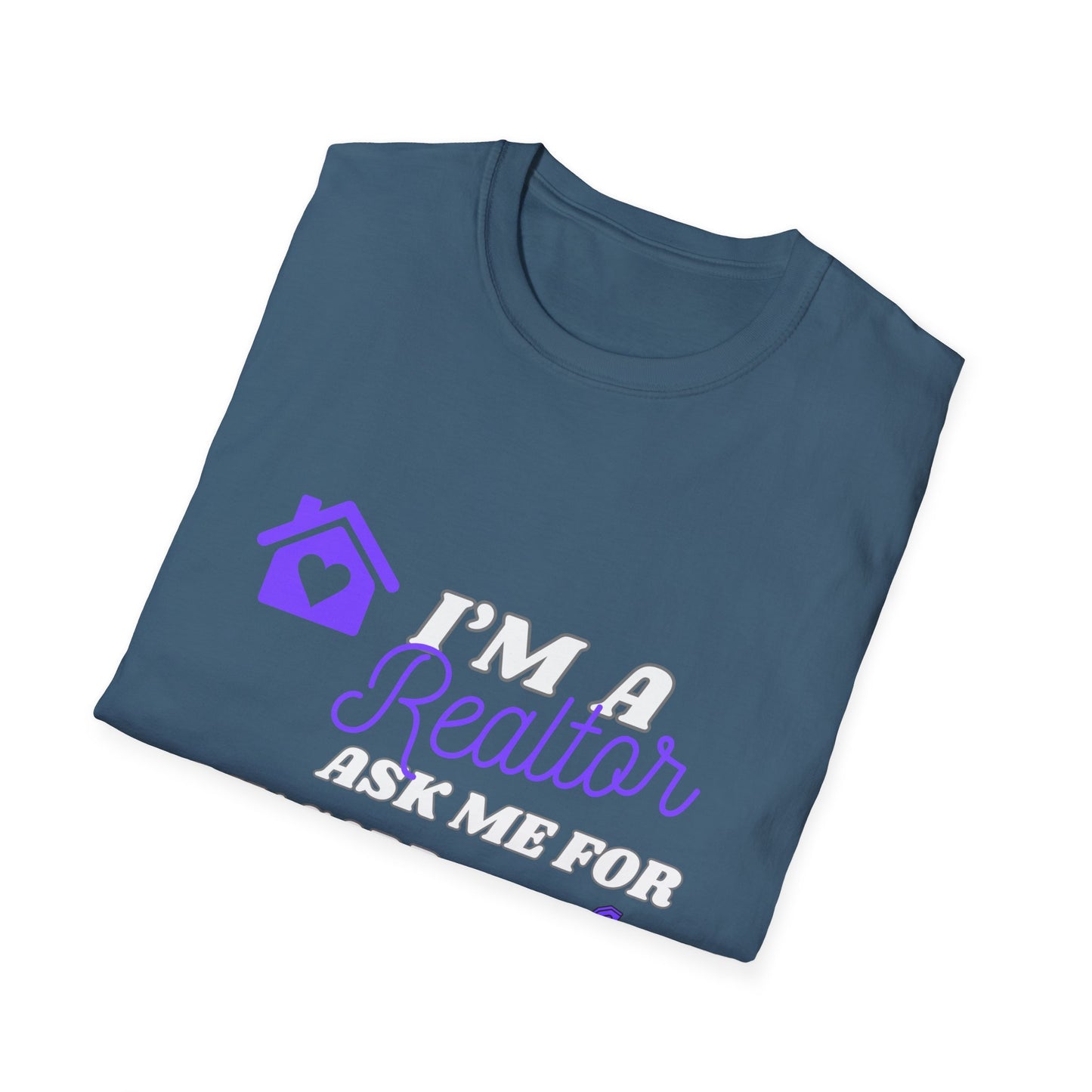 I'm a Realtor Ask me for my card - Perfect for Open Houses and Real Estate Events (purple)