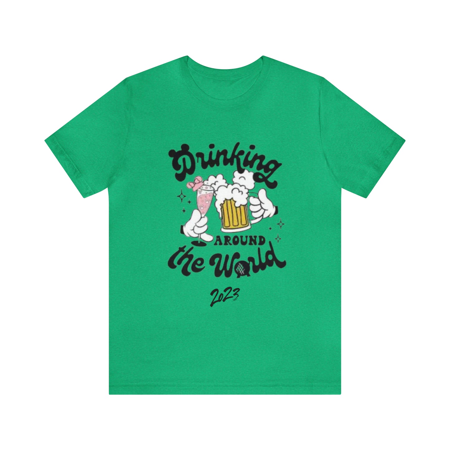 Epcot Drinking Around the World Unisex Jersey Short Sleeve Tee