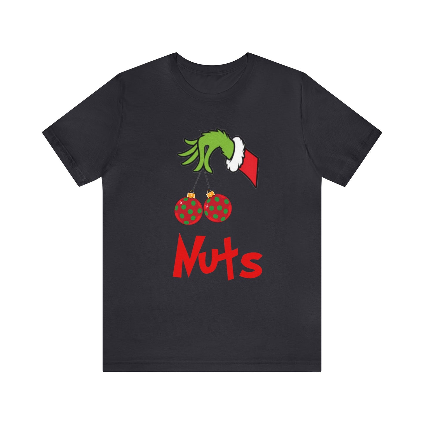 Grinch Couples Tshirt (Nuts) Unisex Jersey Short Sleeve Tee