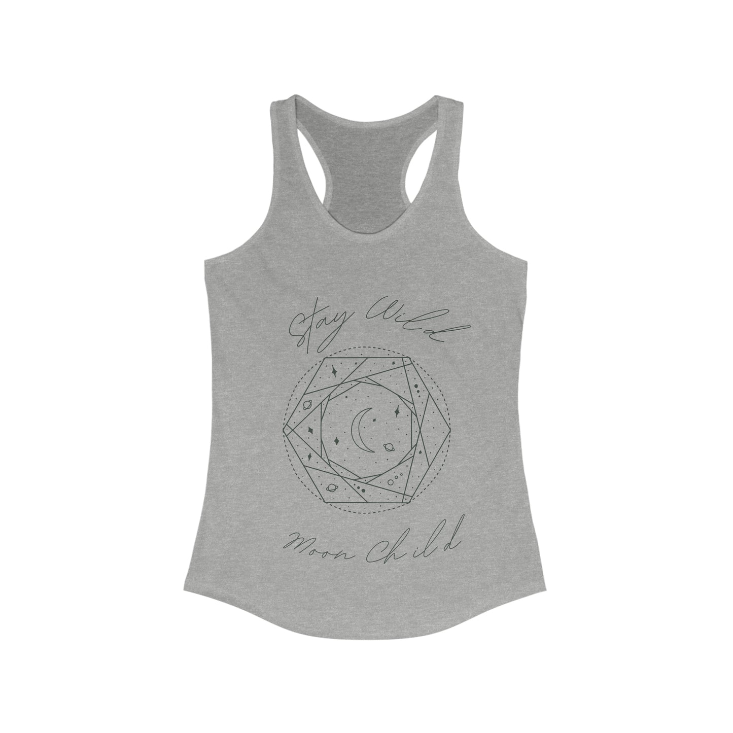 Stay Wild Moon Child Racerback Tank top