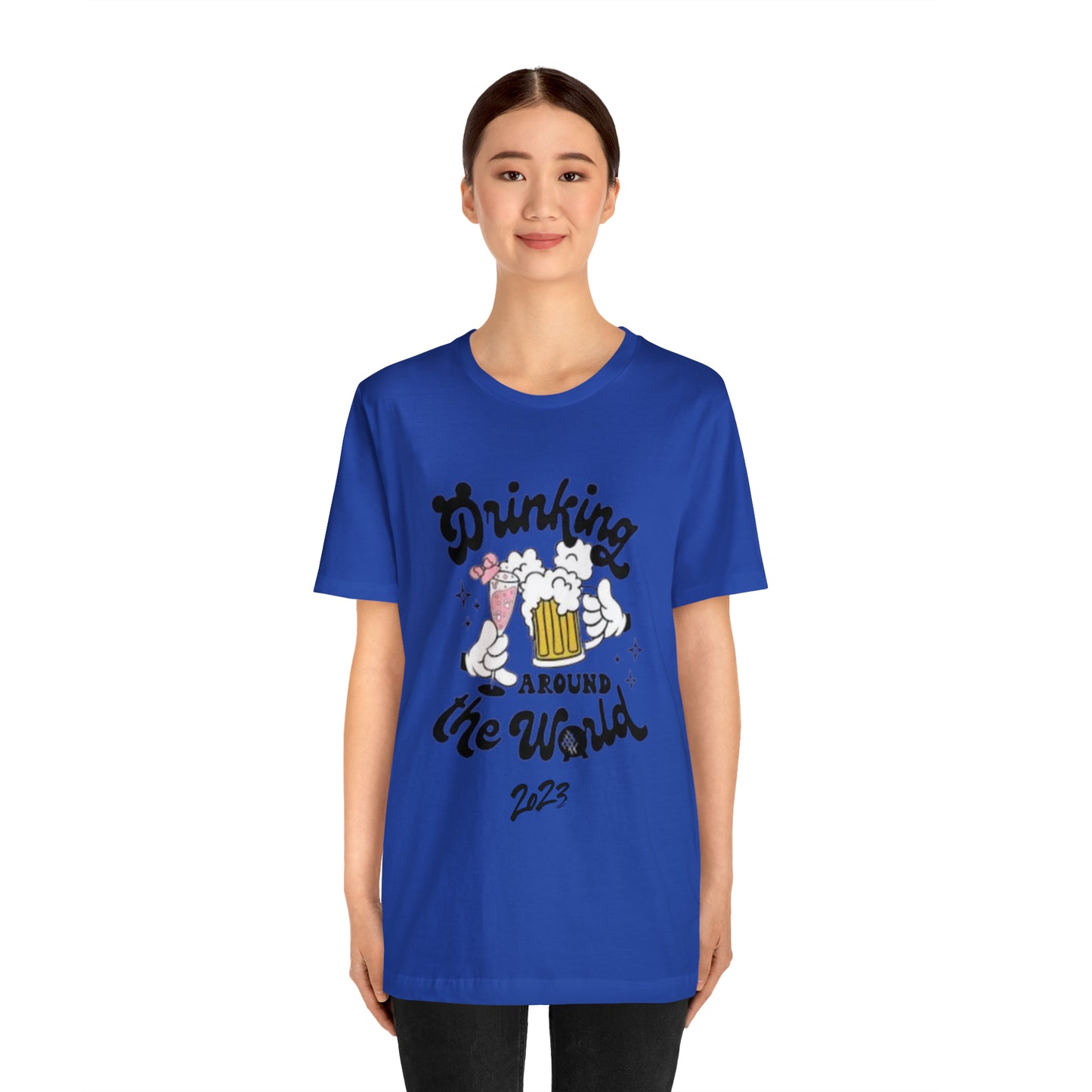 Epcot Drinking Around the World Unisex Jersey Short Sleeve Tee