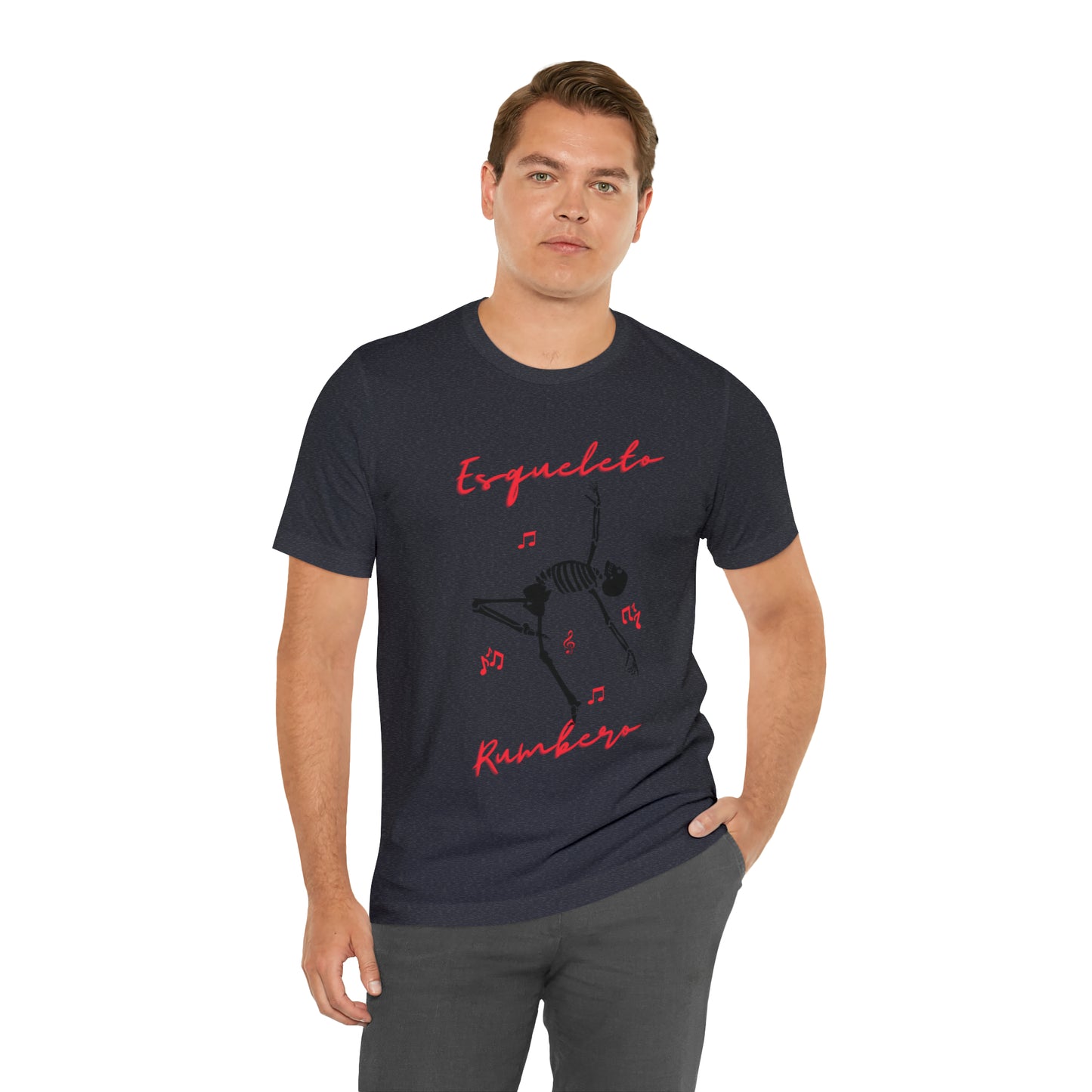 Esqueleto Rumbero Unisex Jersey Short Sleeve Tee