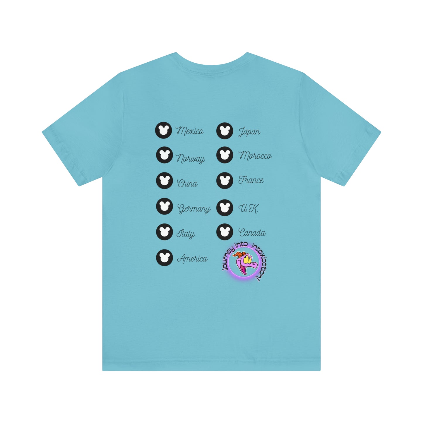 Epcot Drinking Around the World Unisex Jersey Short Sleeve Tee