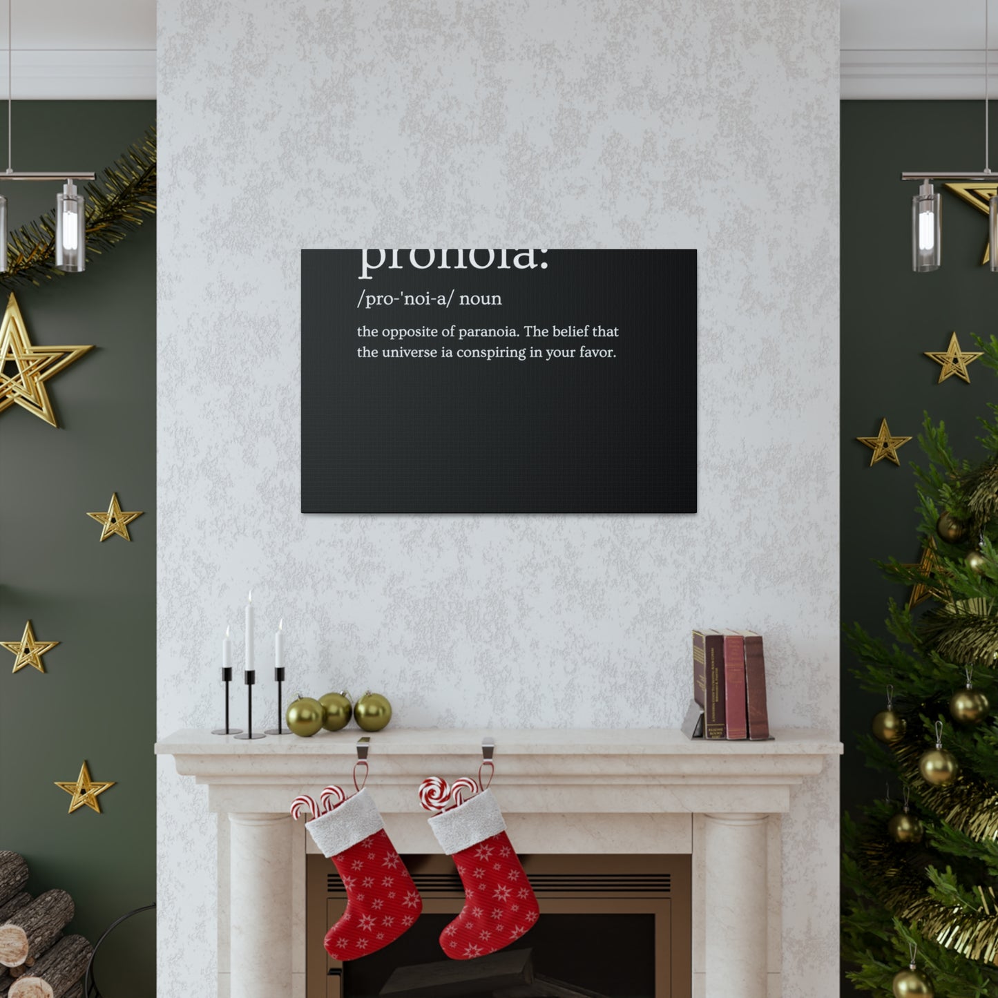 Pronoia - definition Canvas Gallery Wraps