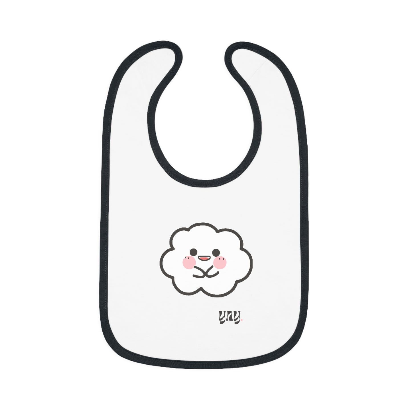 Yay- Cumulo Cuties Baby Contrast Trim Jersey Bib